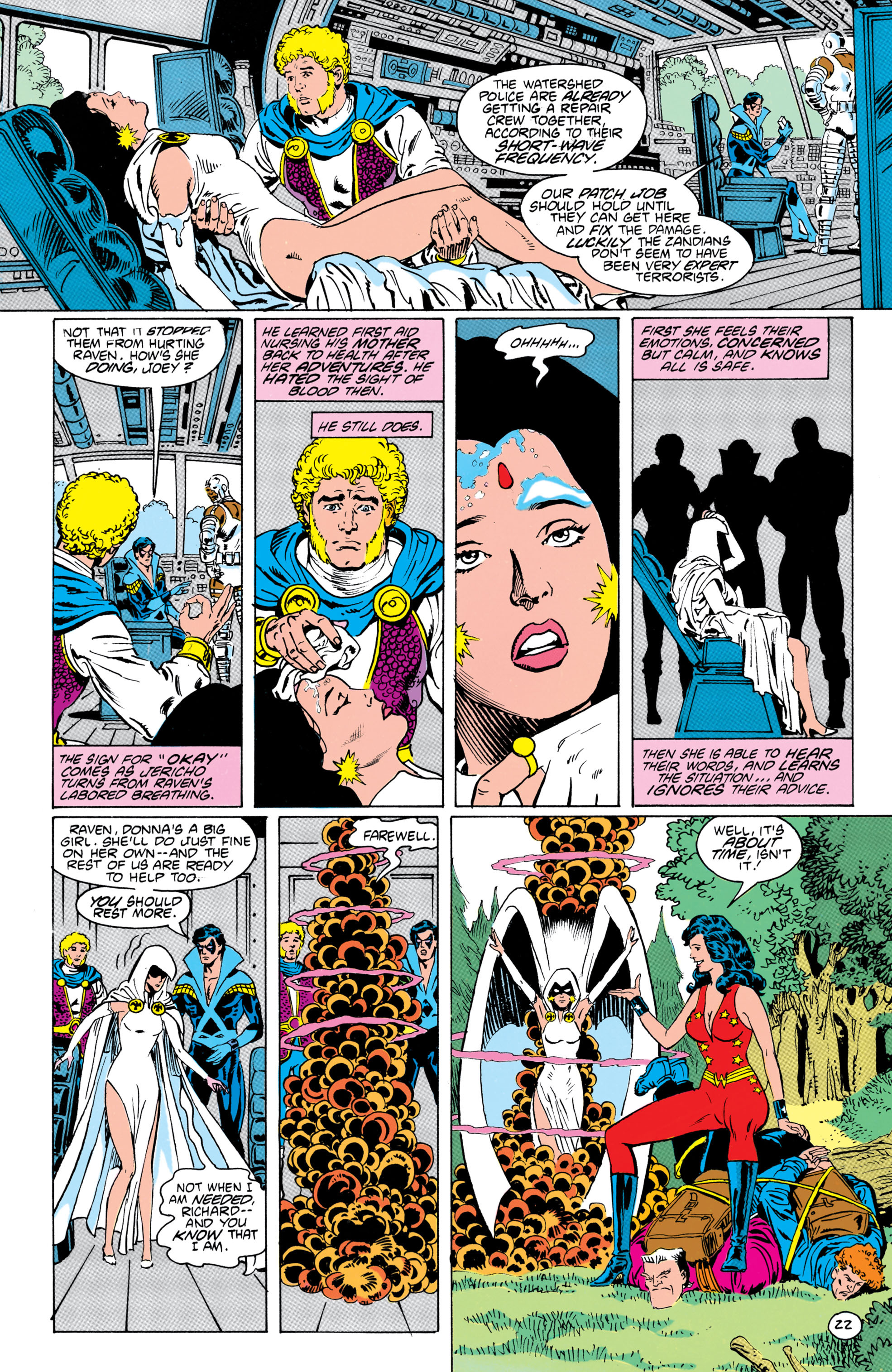 Read online The New Teen Titans (1984) comic -  Issue #33 - 23