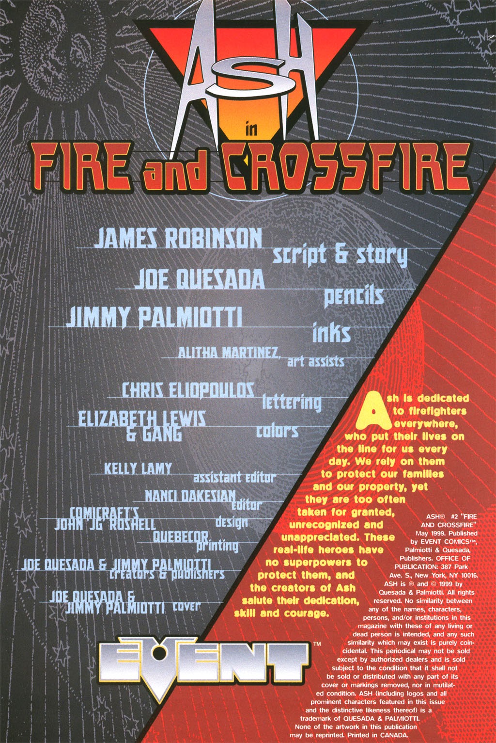Read online Ash: Fire And Crossfire comic -  Issue #2 - 1