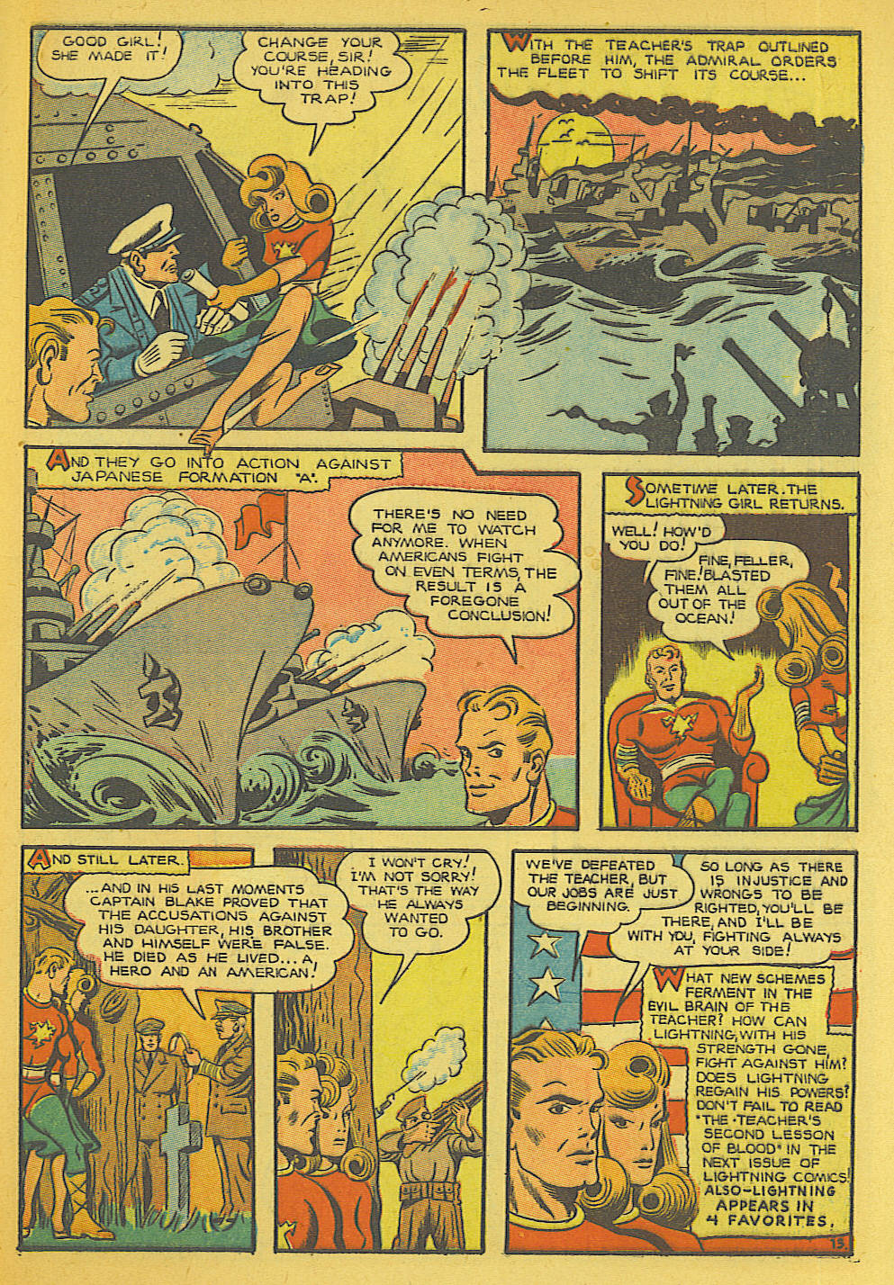 Read online Lightning Comics comic -  Issue #13 - 15