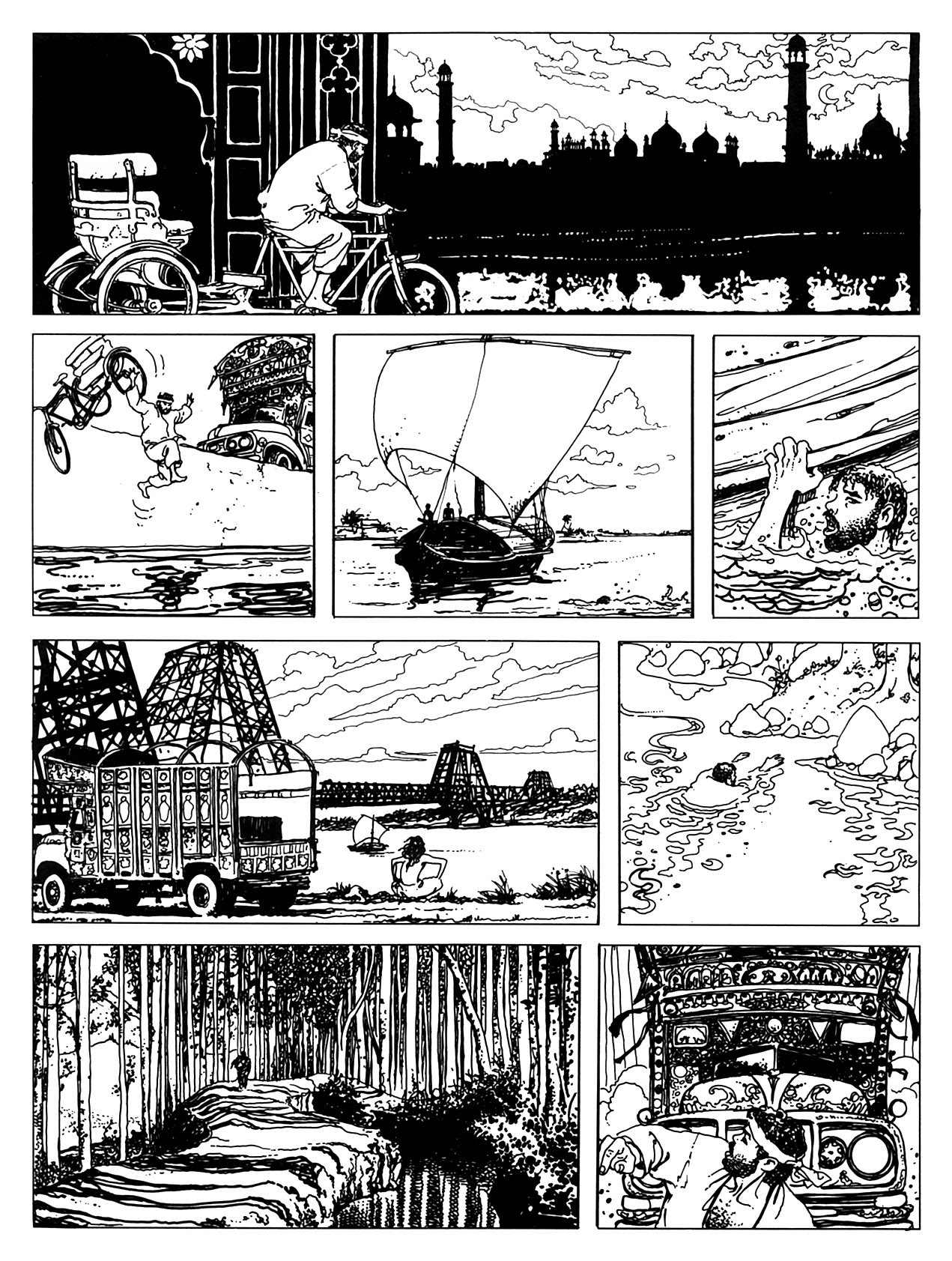 Read online Perchance to dream - The Indian adventures of Giuseppe Bergman comic -  Issue # TPB - 91