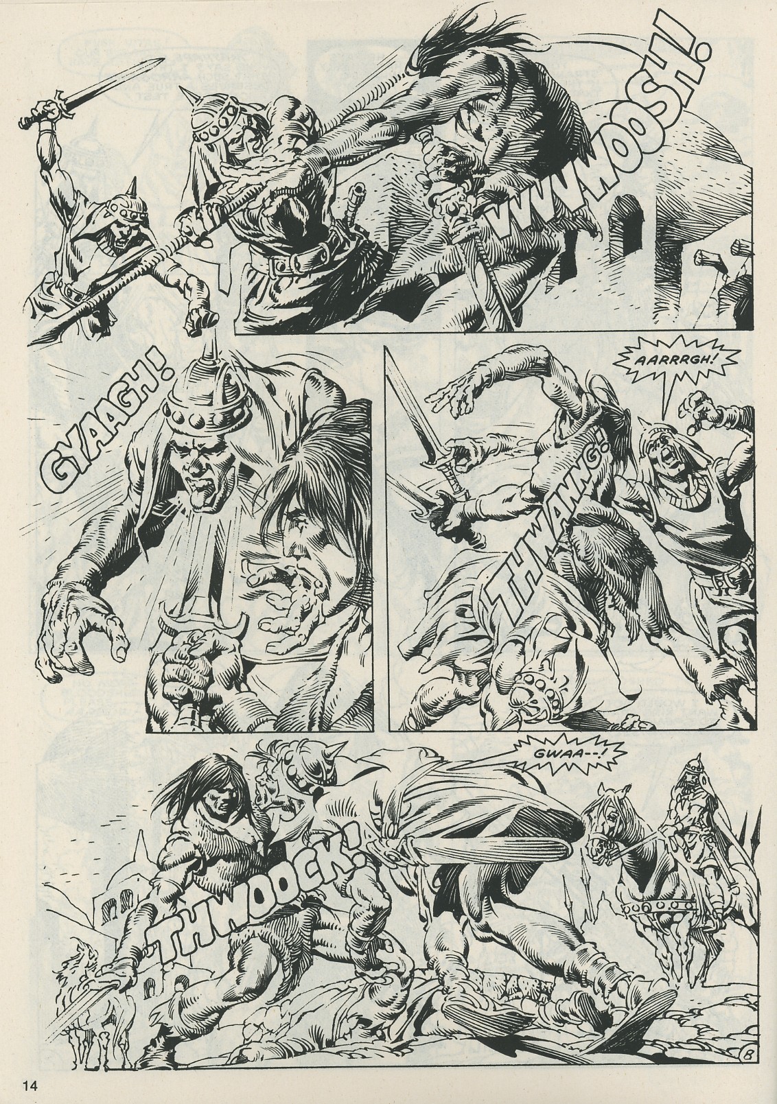 Read online The Savage Sword Of Conan comic -  Issue #121 - 14
