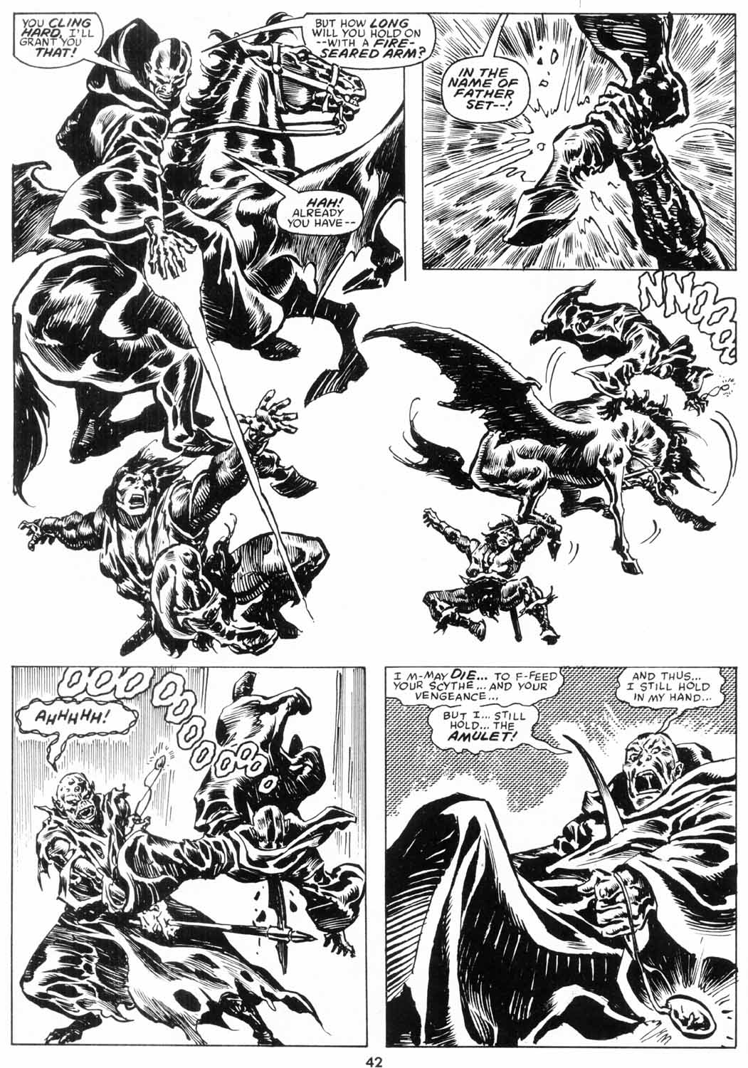 Read online The Savage Sword Of Conan comic -  Issue #206 - 43