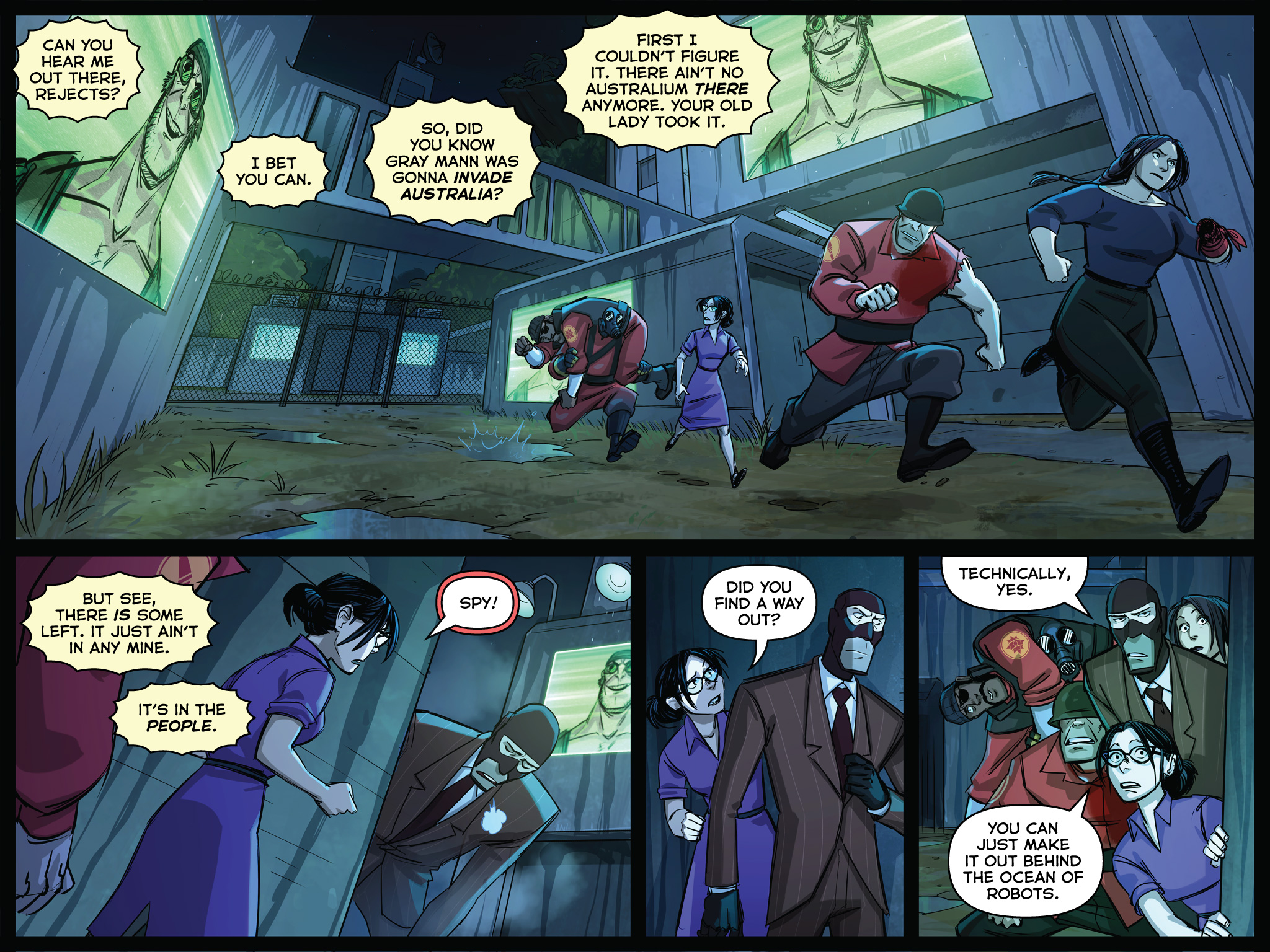 Read online Team Fortress 2 comic -  Issue #5 - 78