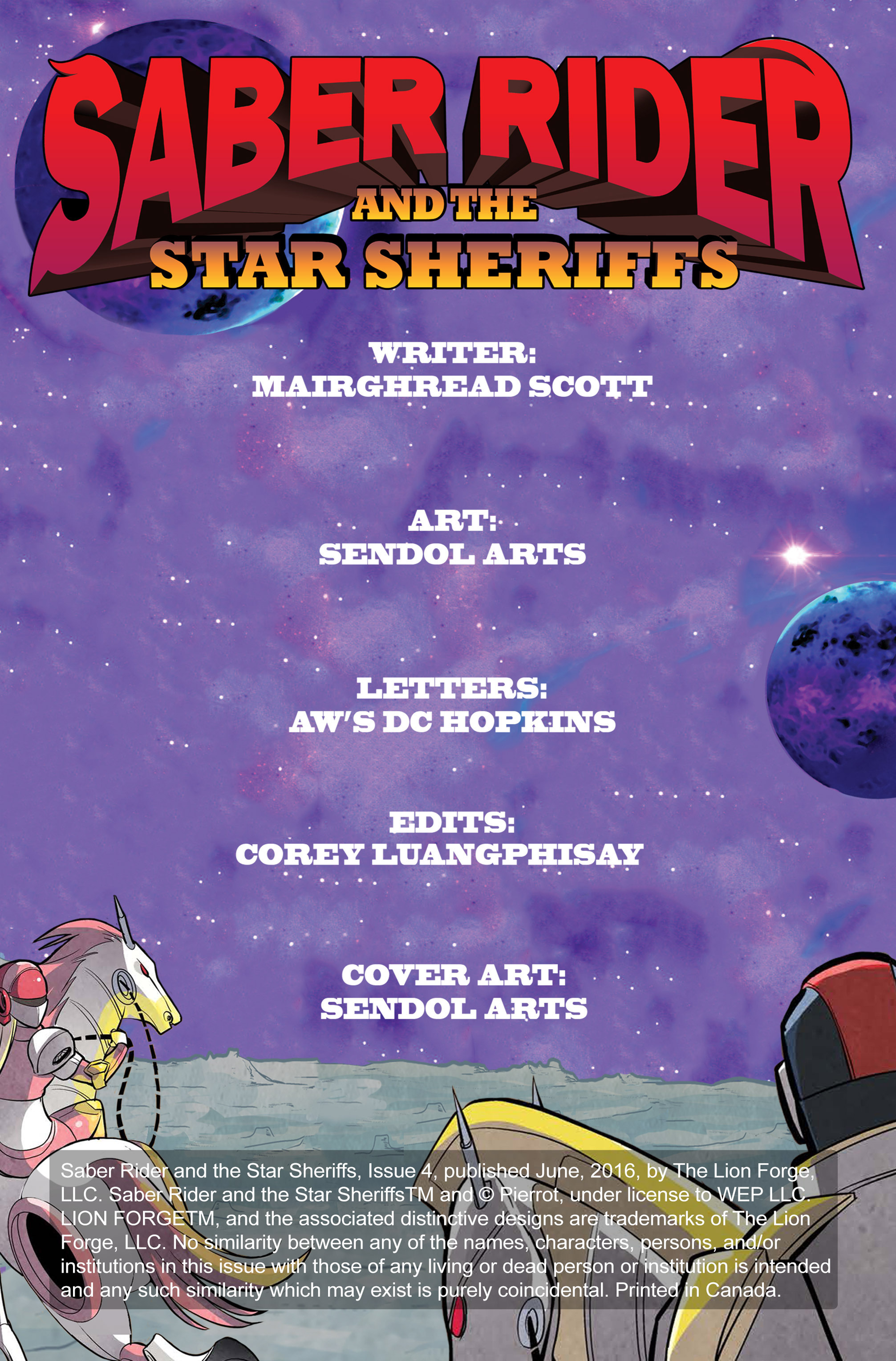 Read online Saber Rider and the Star Sheriffs comic -  Issue #4 - 2