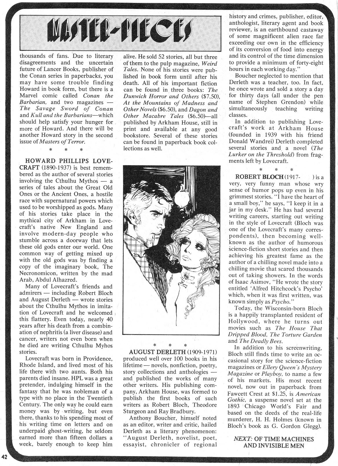 Read online Masters of Terror comic -  Issue #1 - 42