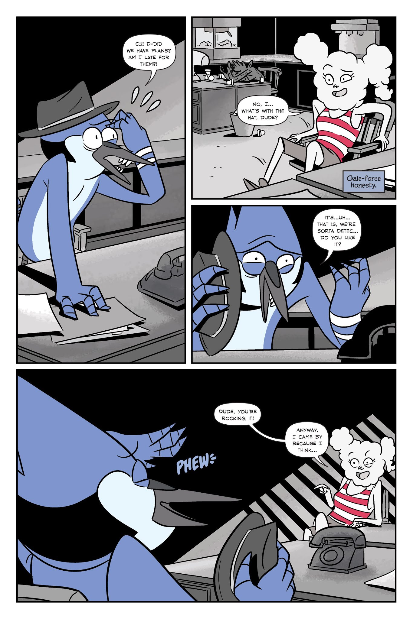 Read online Regular Show: Noir Means Noir, Buddy comic -  Issue # TPB (Part 1) - 35