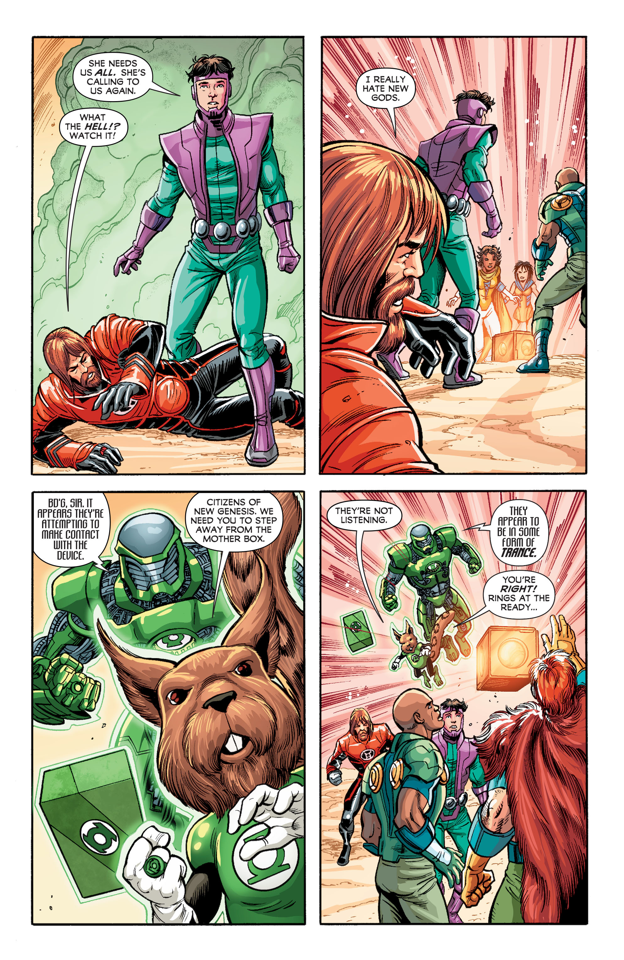 Read online Infinity Man and the Forever People comic -  Issue #6 - 3