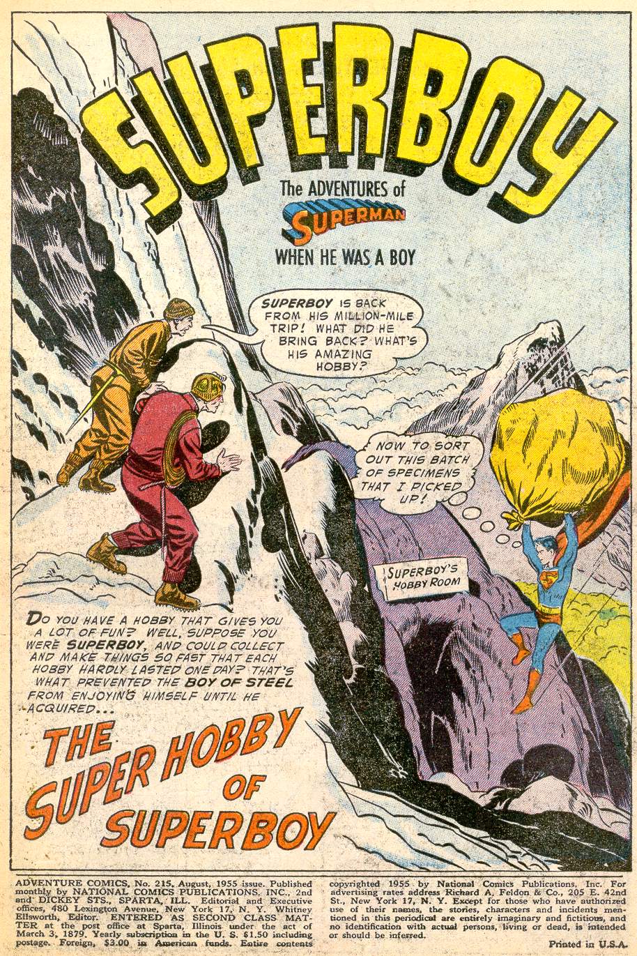Adventure Comics (1938) issue 215 - Page 3