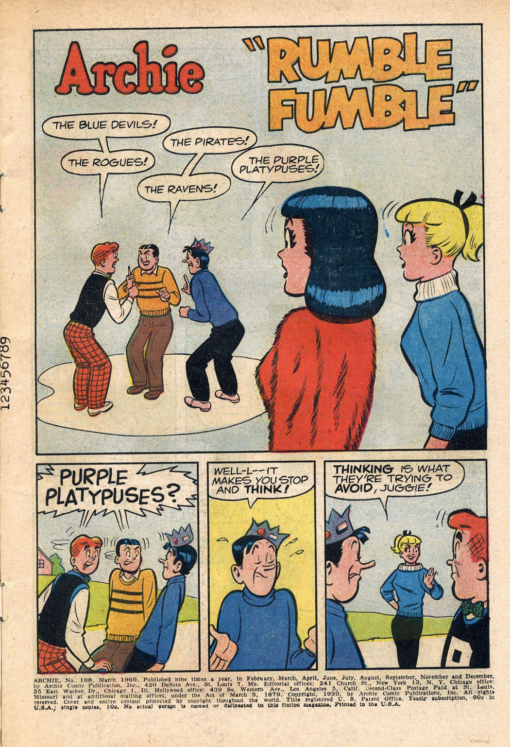 Read online Archie Comics comic -  Issue #108 - 3