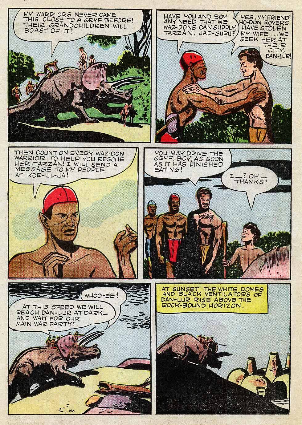 Read online Tarzan (1948) comic -  Issue #6 - 26