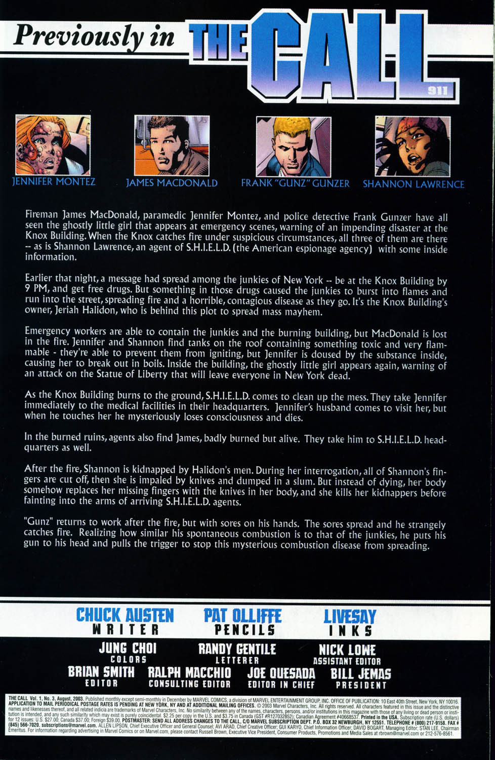 Read online The Call comic -  Issue #3 - 2