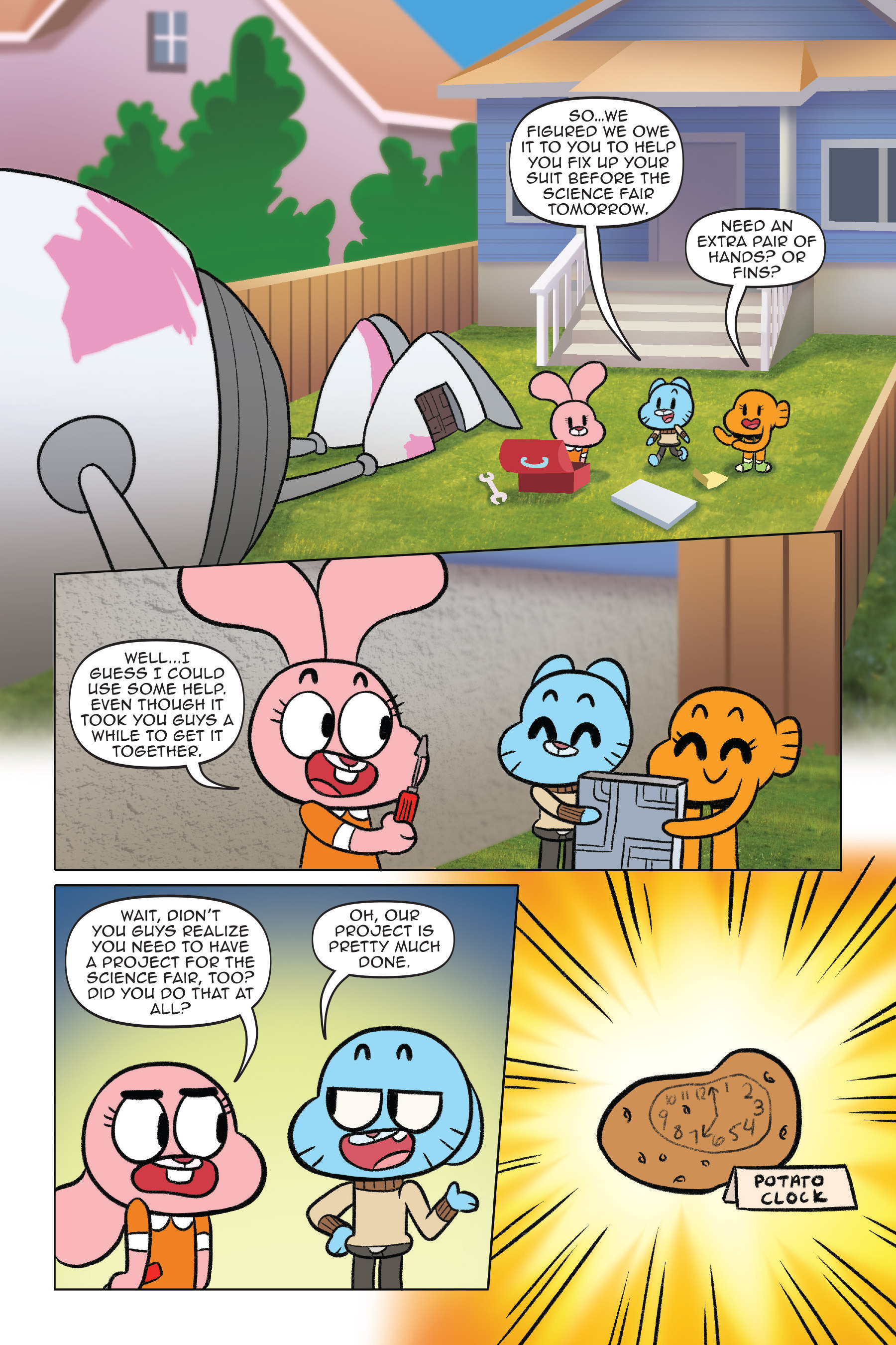 Read online The Amazing World of Gumball: Cheat Code comic -  Issue # Full - 119