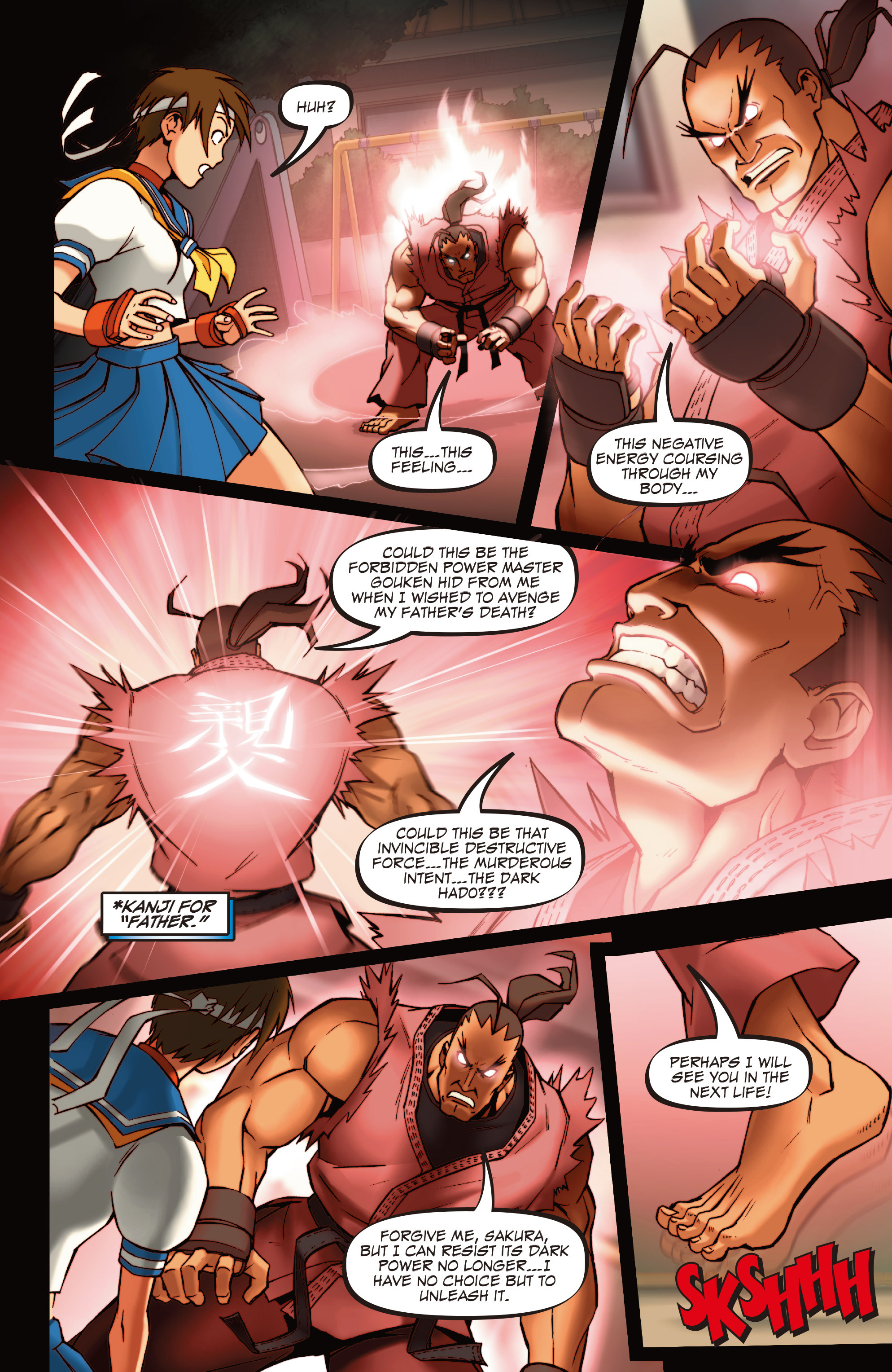 Read online Street Fighter Legends: Sakura comic -  Issue #4 - 21