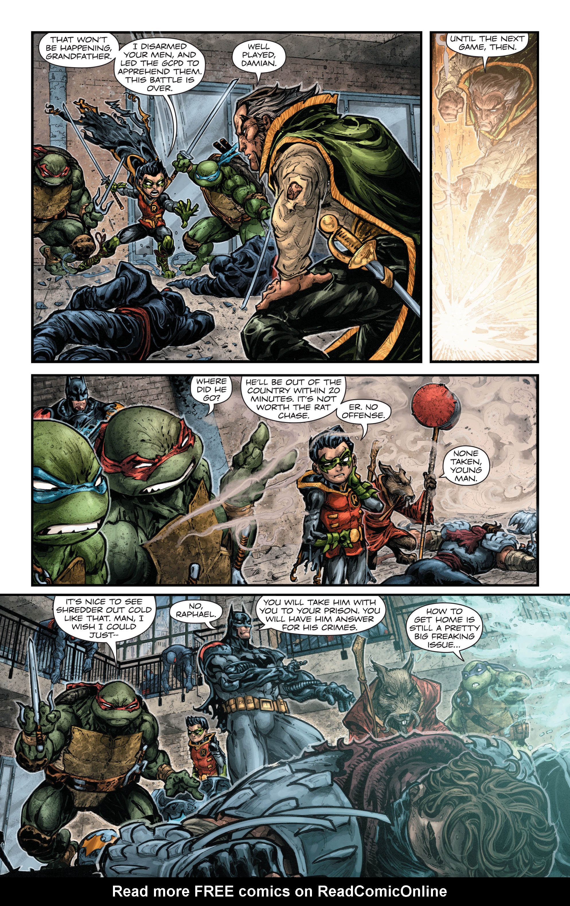 Read online Batman/Teenage Mutant Ninja Turtles comic -  Issue #6 - 19