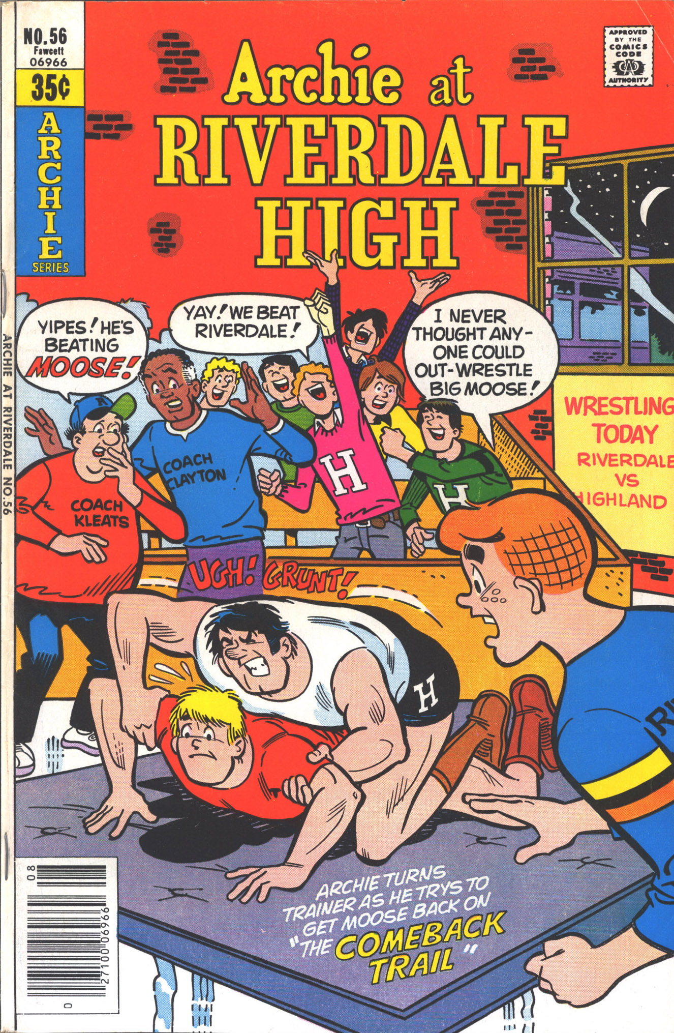 Read online Archie at Riverdale High (1972) comic -  Issue #56 - 1