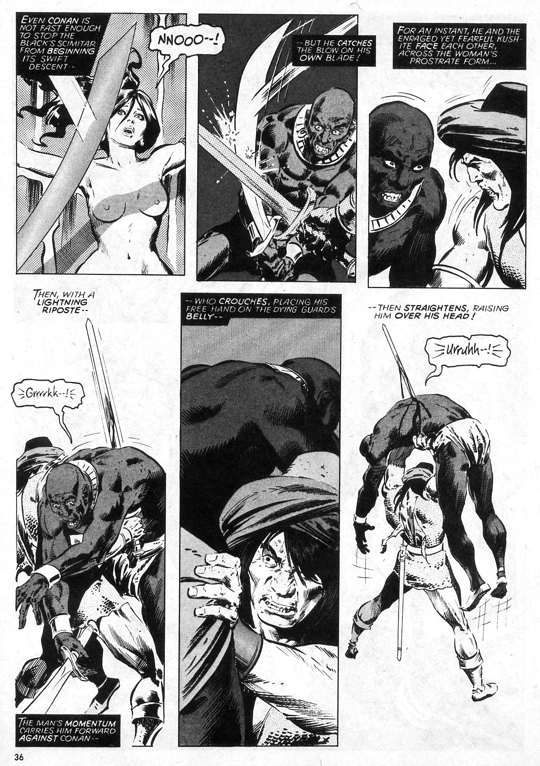 Read online The Savage Sword Of Conan comic -  Issue #32 - 36