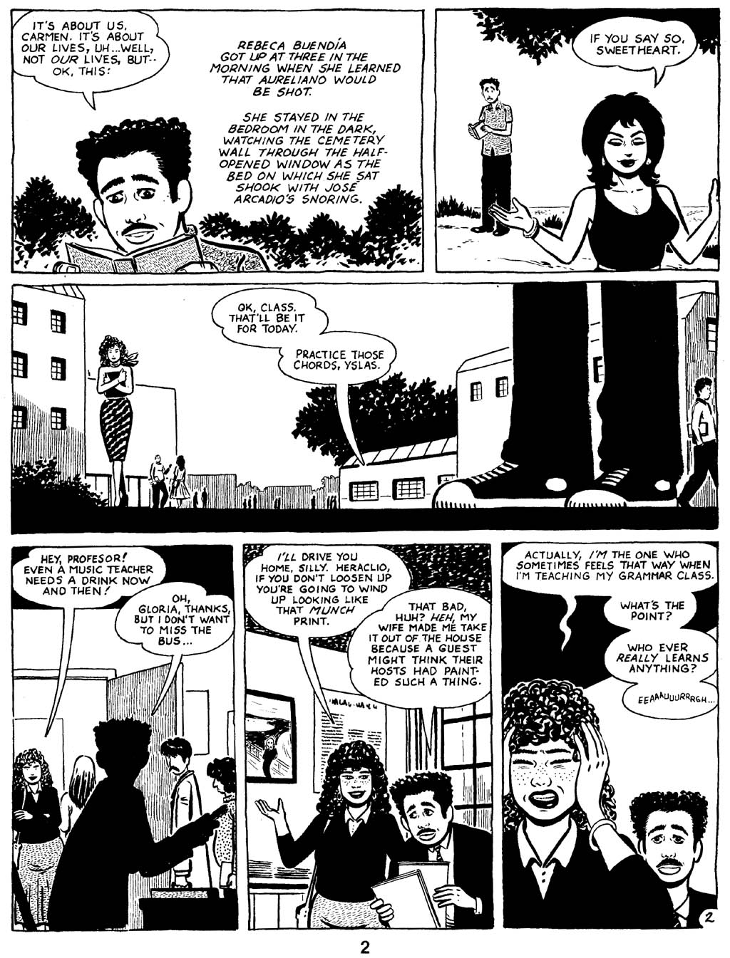 Read online Love and Rockets (1982) comic -  Issue #16 - 4