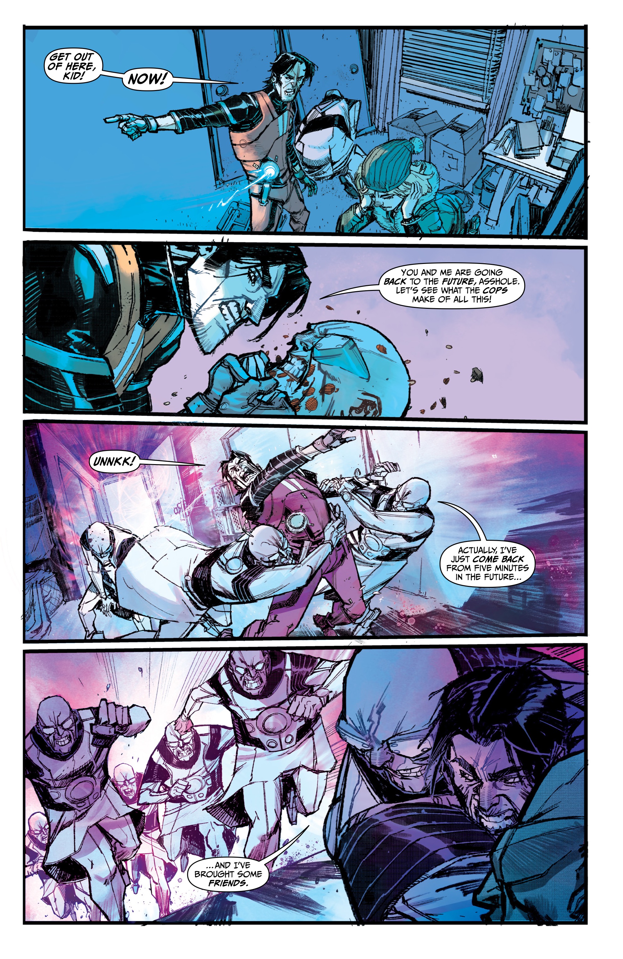 Read online Chrononauts: Futureshock comic -  Issue # _TPB - 91