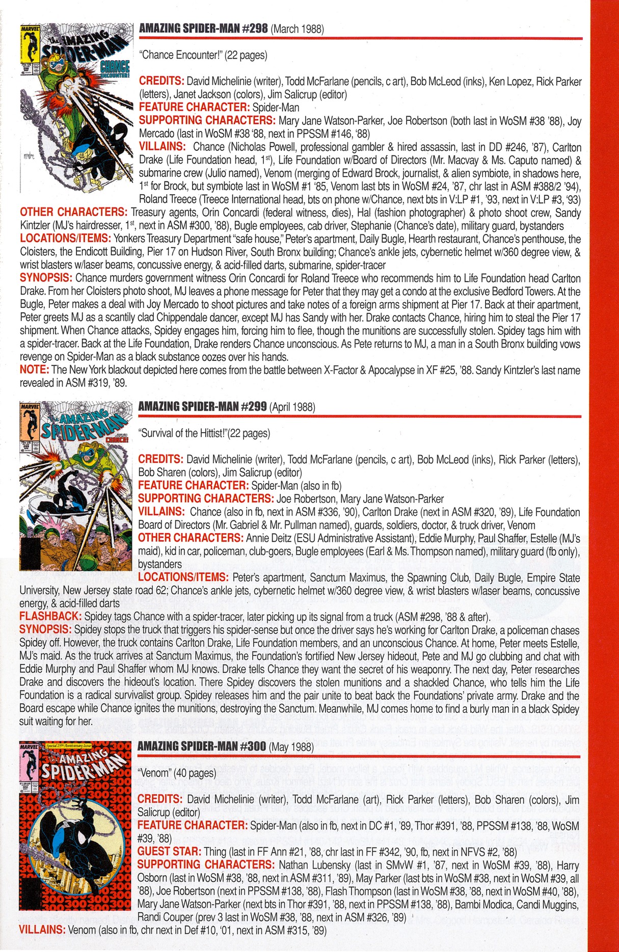 Read online Official Index to the Marvel Universe comic -  Issue #7 - 9