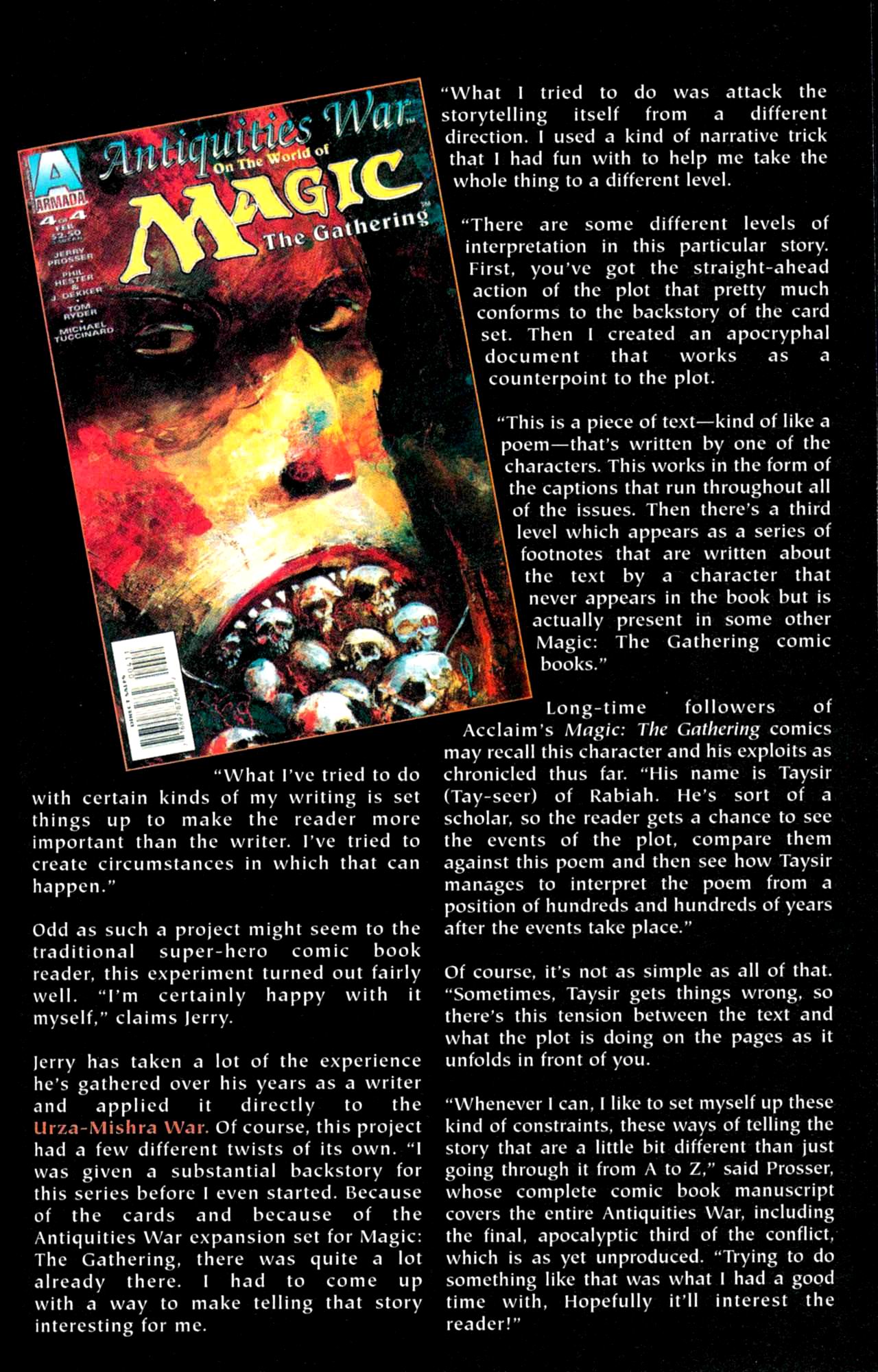Read online Urza-Mishra War on the World of Magic: The Gathering comic -  Issue #2 - 59
