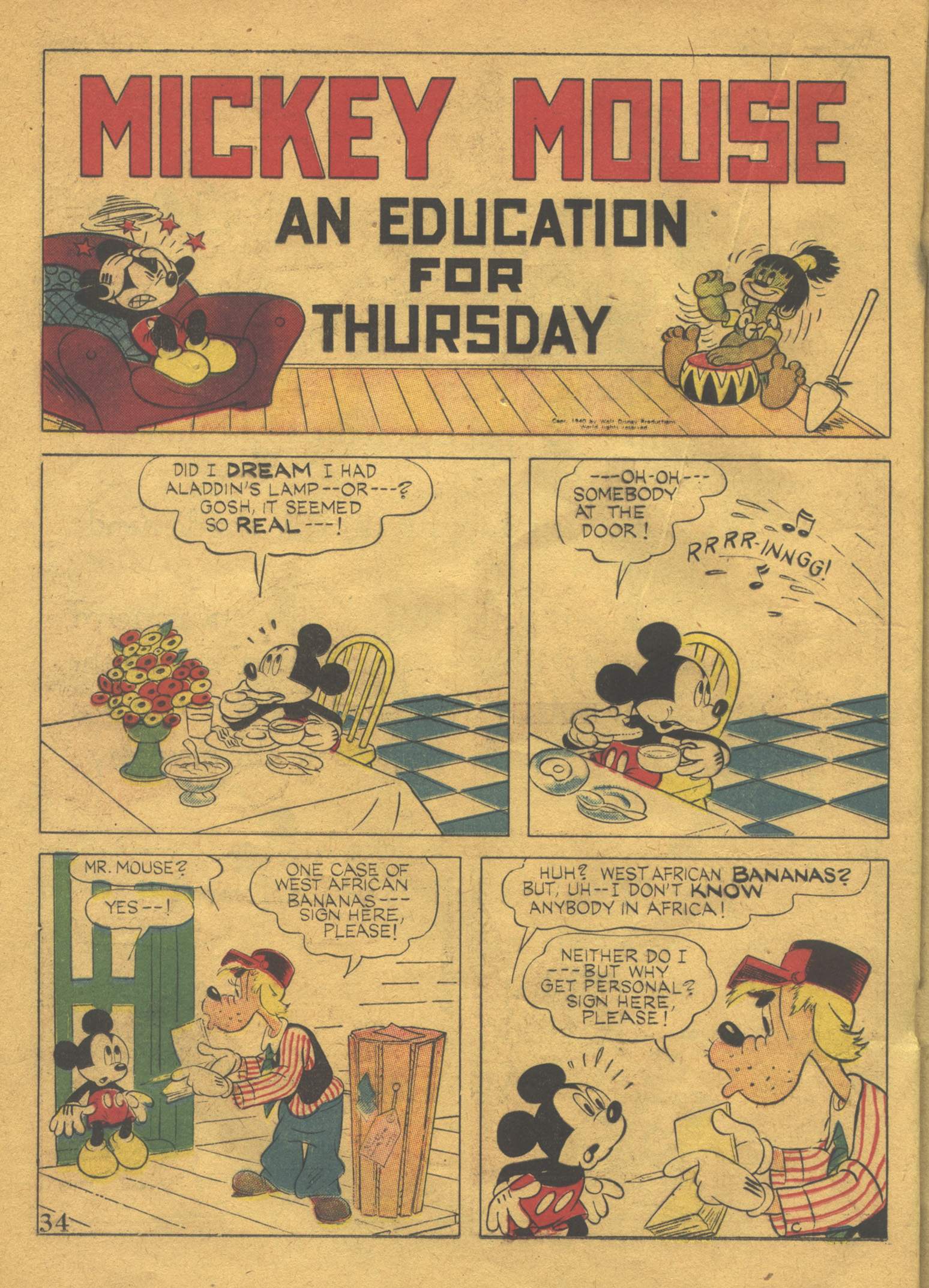 Read online Walt Disney's Comics and Stories comic -  Issue #22 - 36