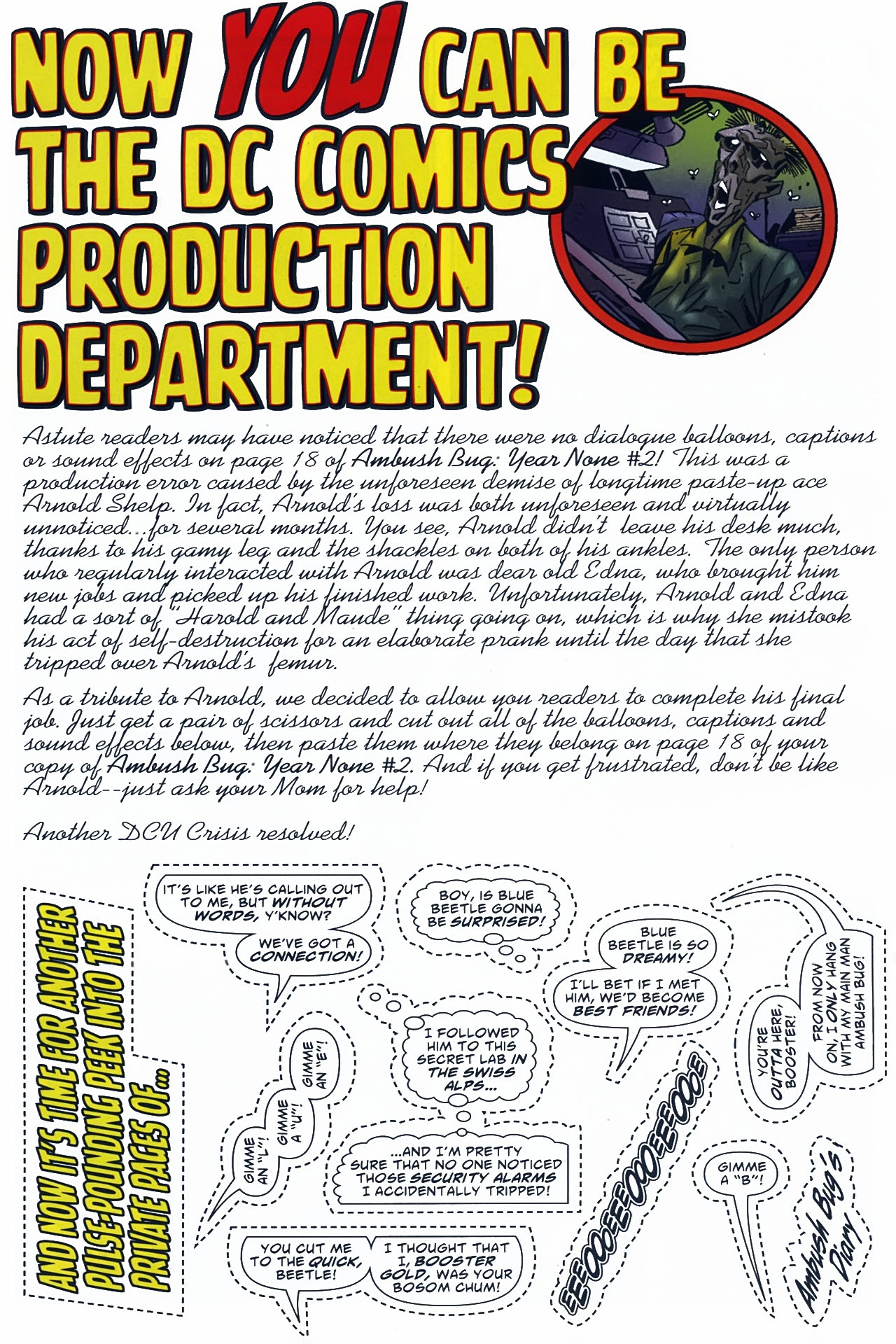 Read online Ambush Bug: Year None comic -  Issue #4 - 2