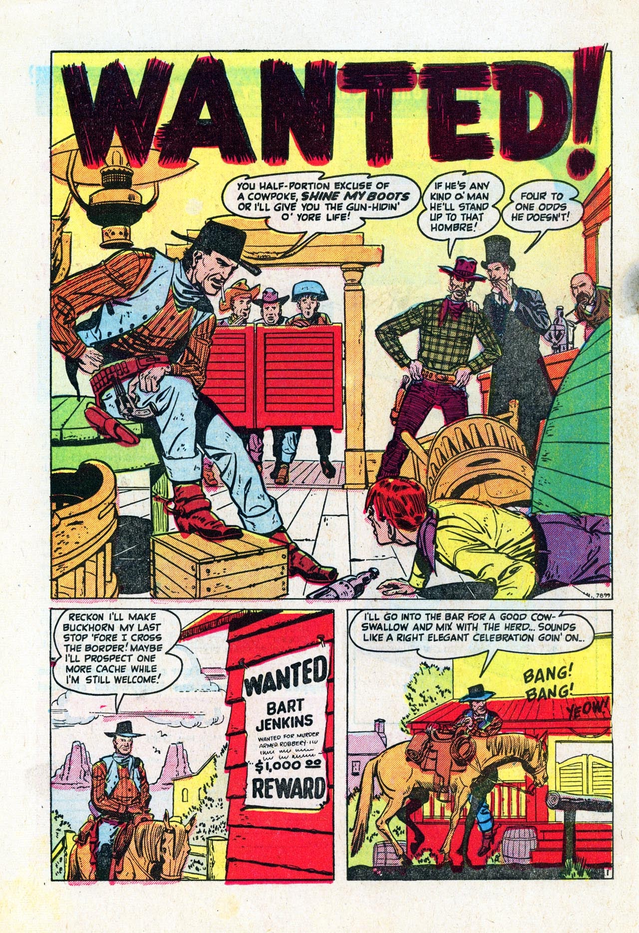 Read online Two Gun Western (1950) comic -  Issue #7 - 22