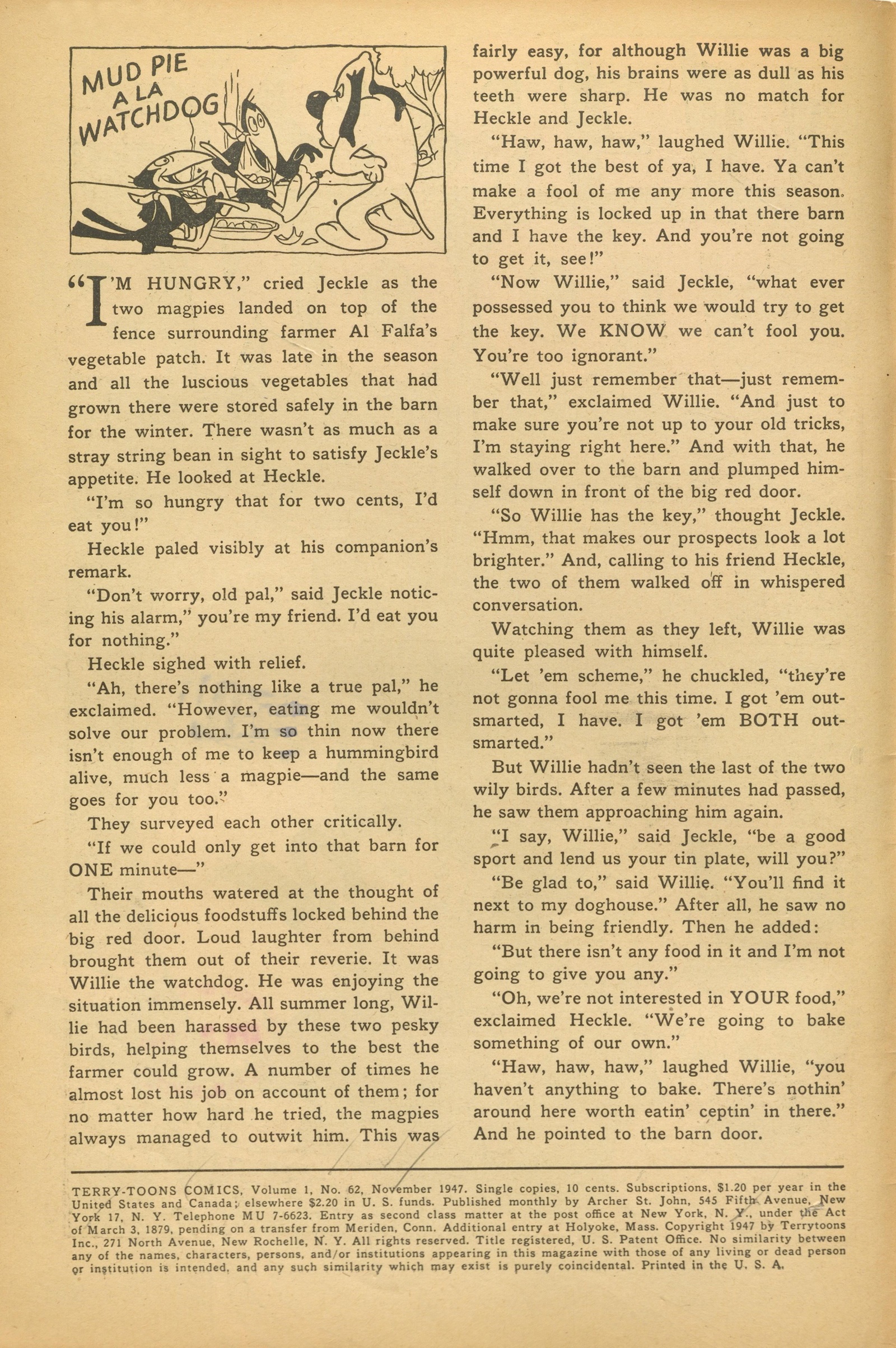 Read online Terry-Toons Comics comic -  Issue #62 - 2