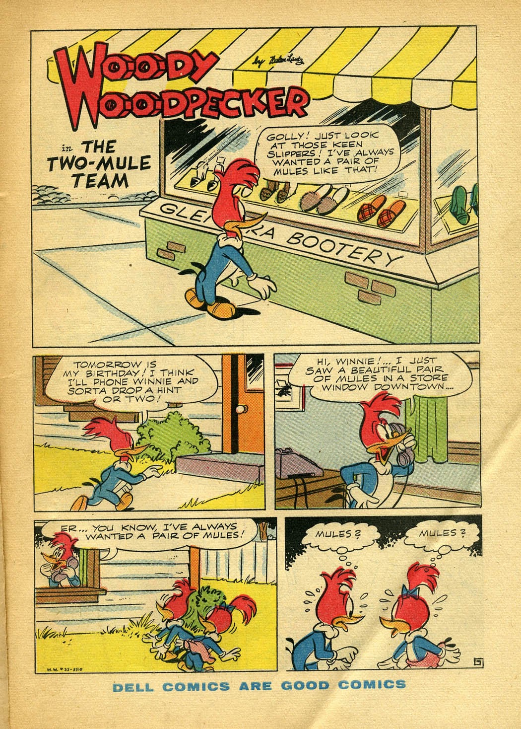 Read online Walter Lantz Woody Woodpecker (1952) comic -  Issue #33 - 3