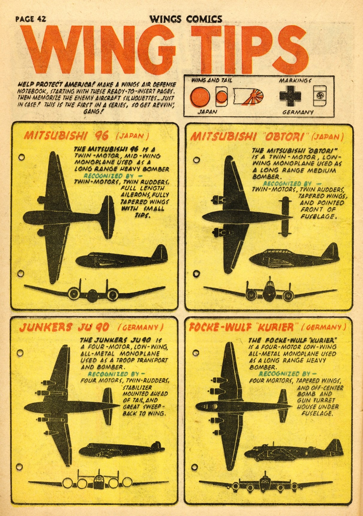 Read online Wings Comics comic -  Issue #22 - 44