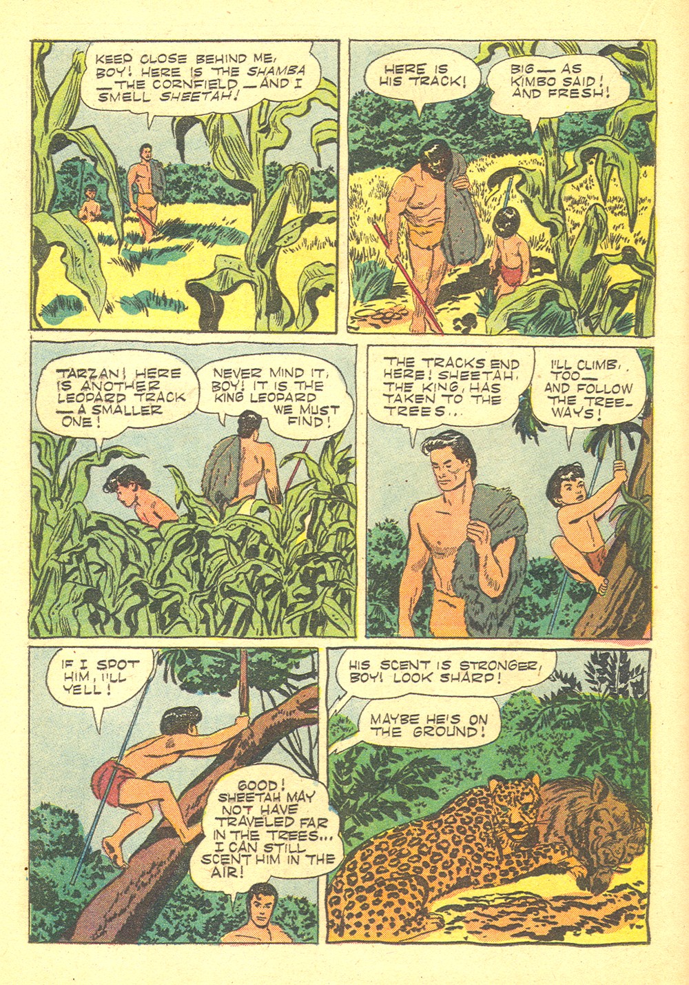 Read online Tarzan (1948) comic -  Issue #67 - 20