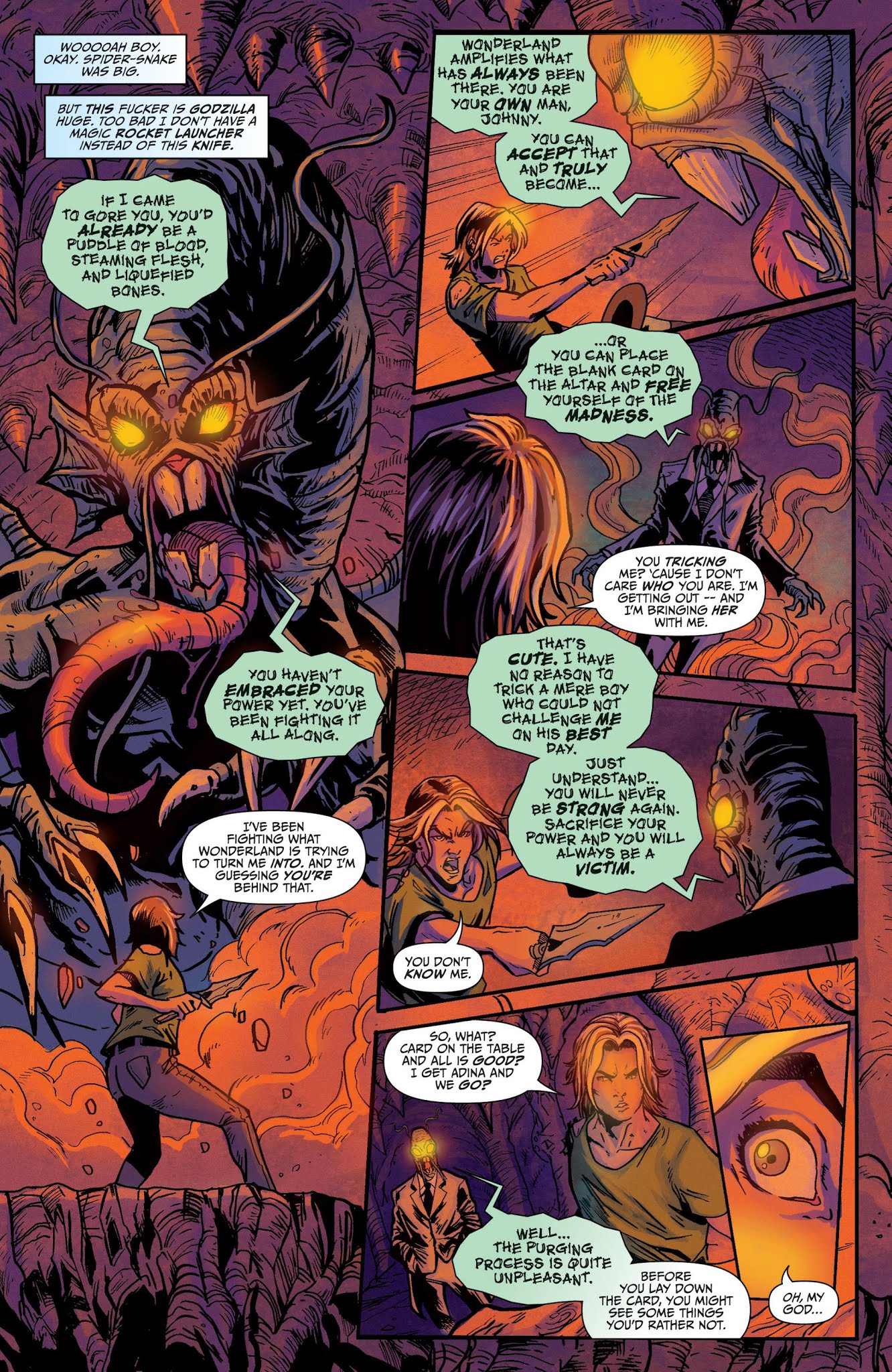 Read online Grimm Fairy Tales presents Wonderland: Through the Looking Glass comic -  Issue #5 - 14