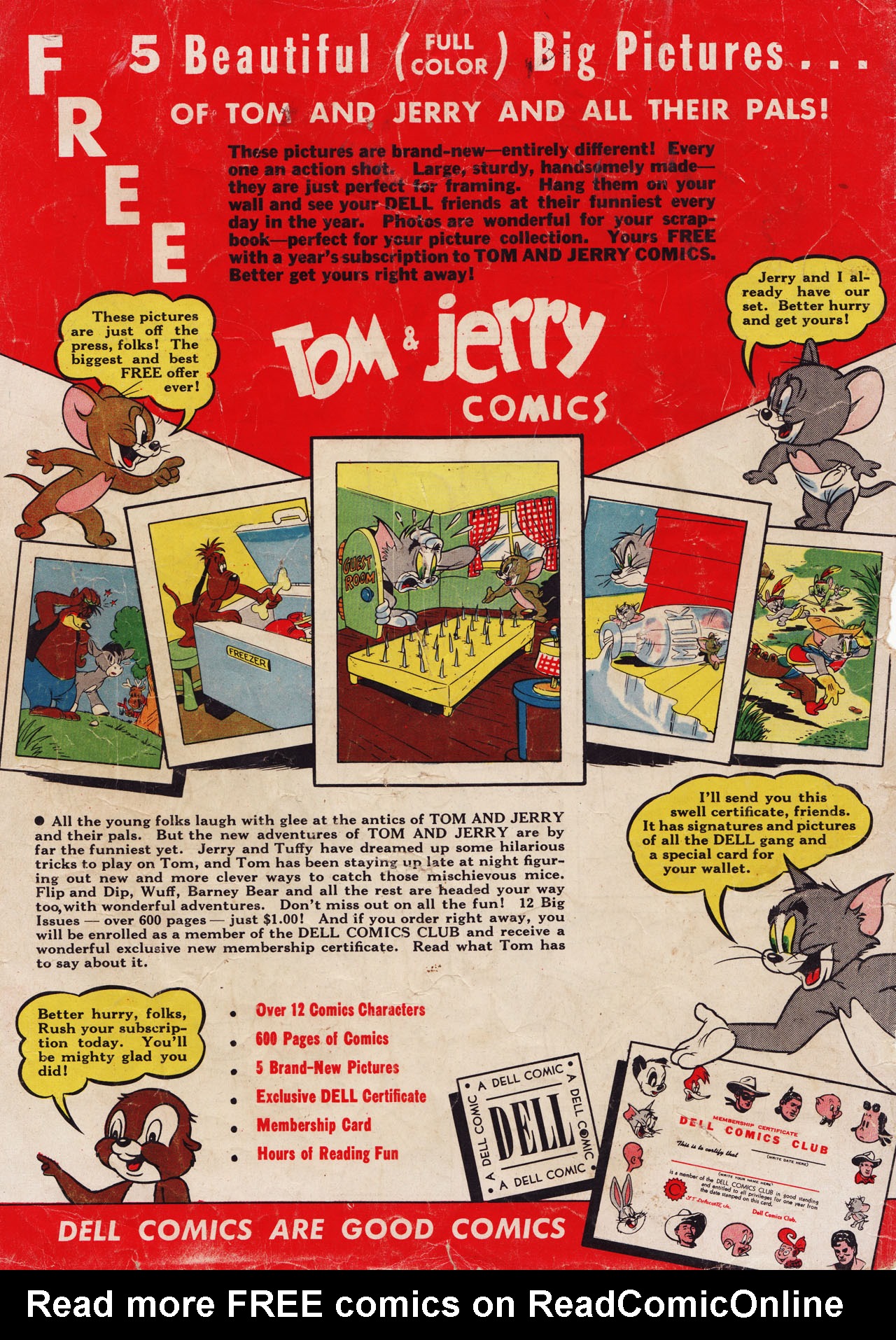 Read online Tom & Jerry Comics comic -  Issue #85 - 52