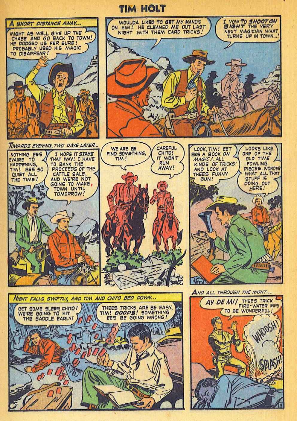 Read online Tim Holt comic -  Issue #24 - 13