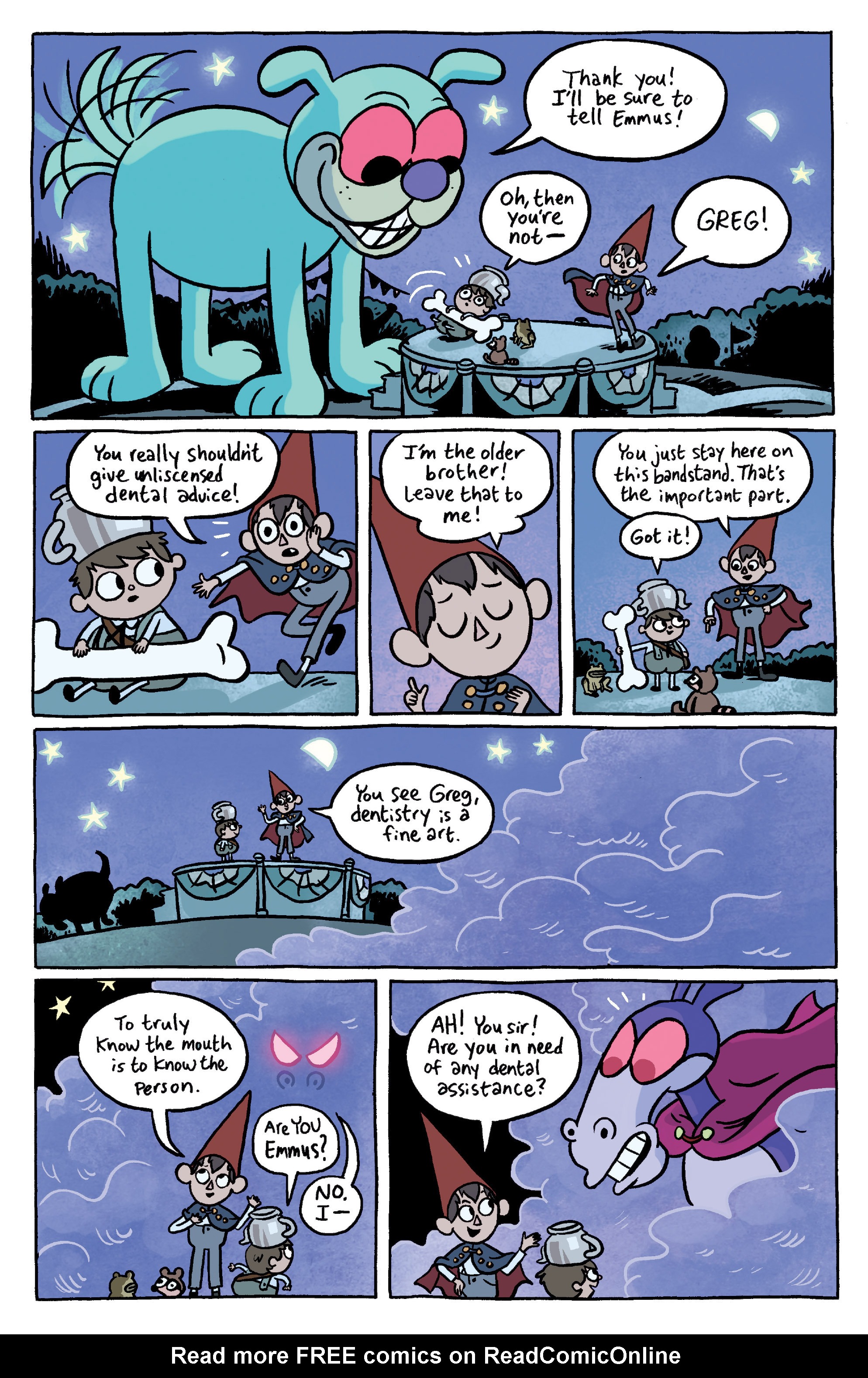 Read online Over the Garden Wall (2016) comic -  Issue #6 - 8