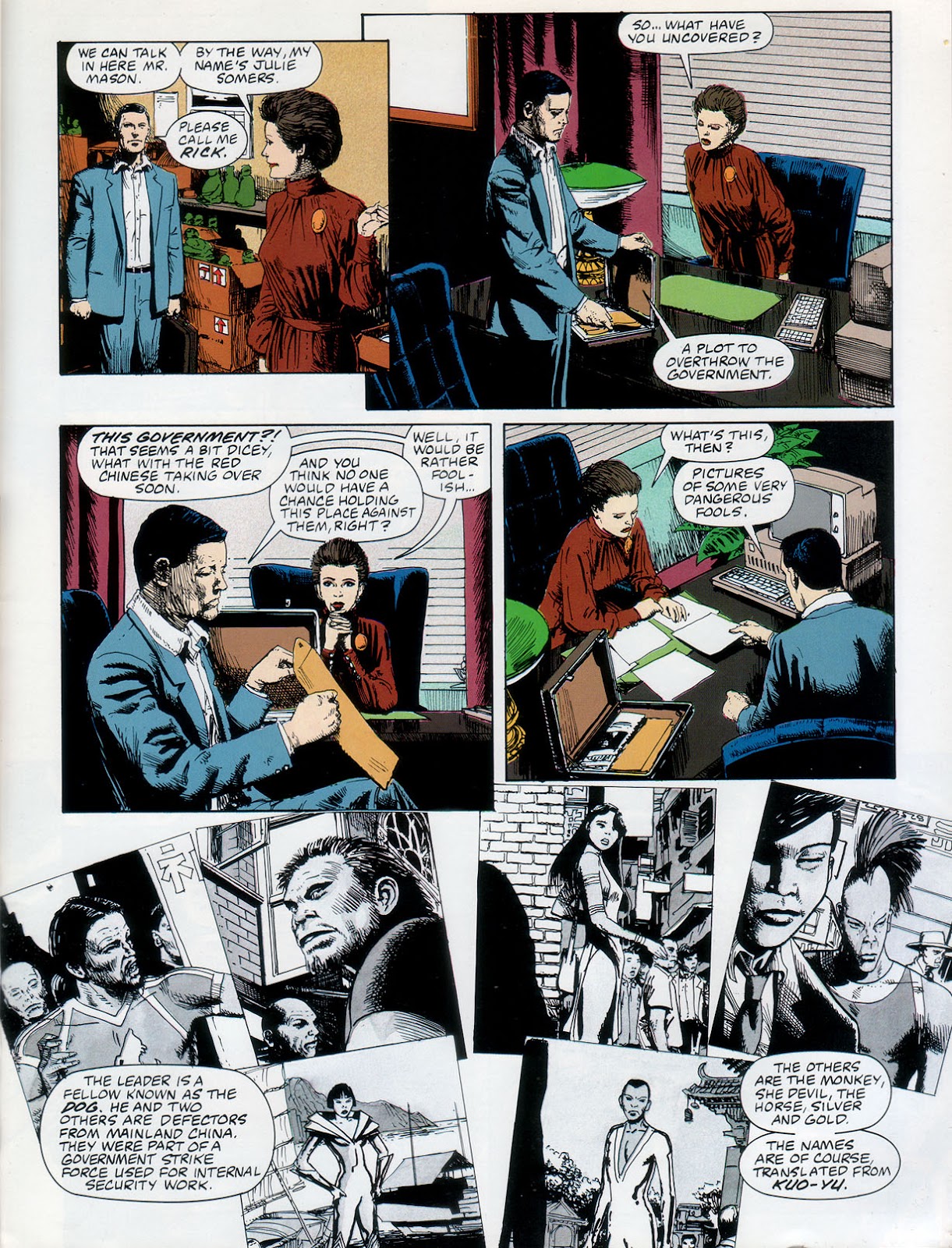 Marvel Graphic Novel issue 57 - Rick Mason - The Agent - Page 11