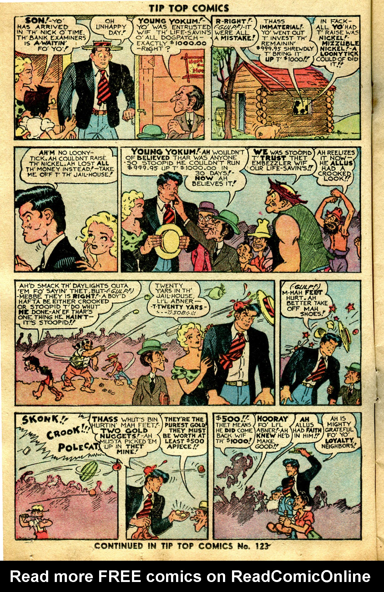 Read online Tip Top Comics comic -  Issue #122 - 16