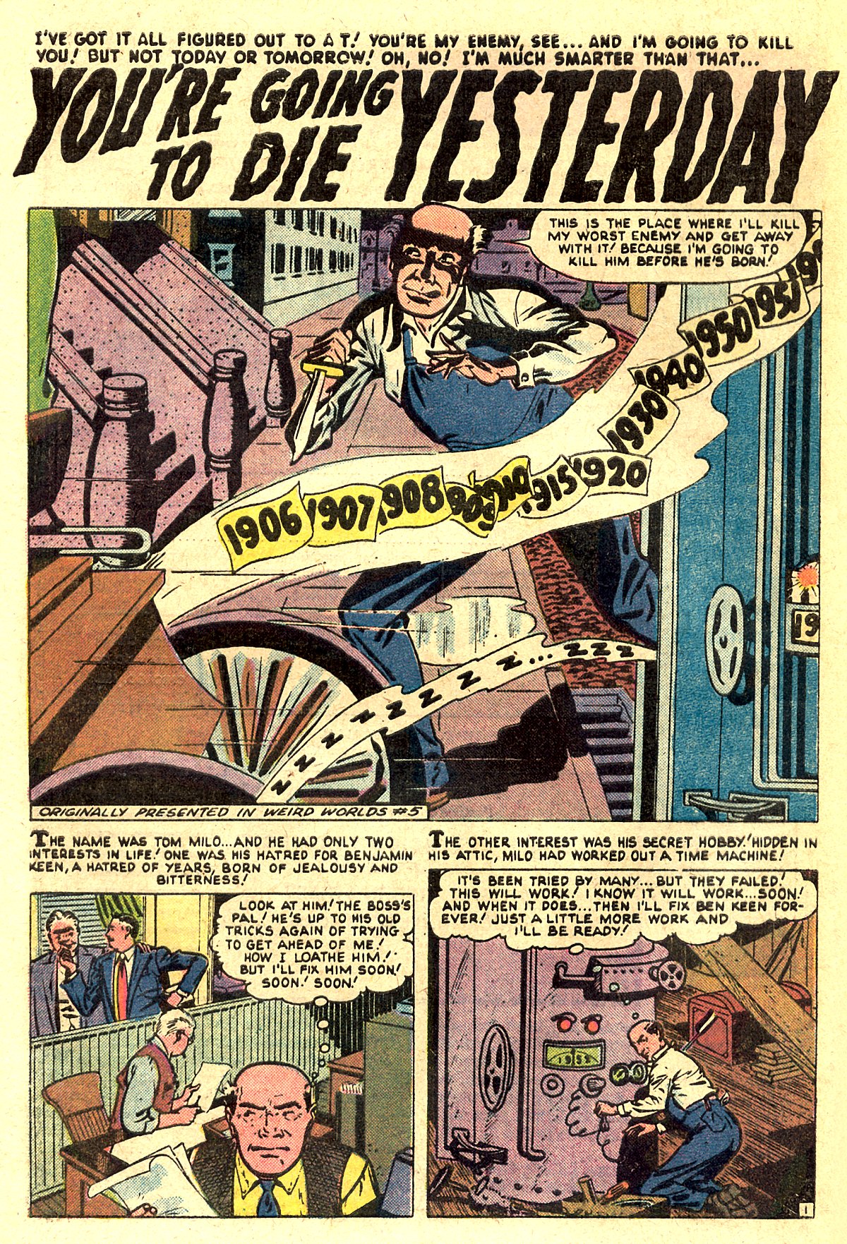 Read online Adventures into Weird Worlds comic -  Issue #5 - 18