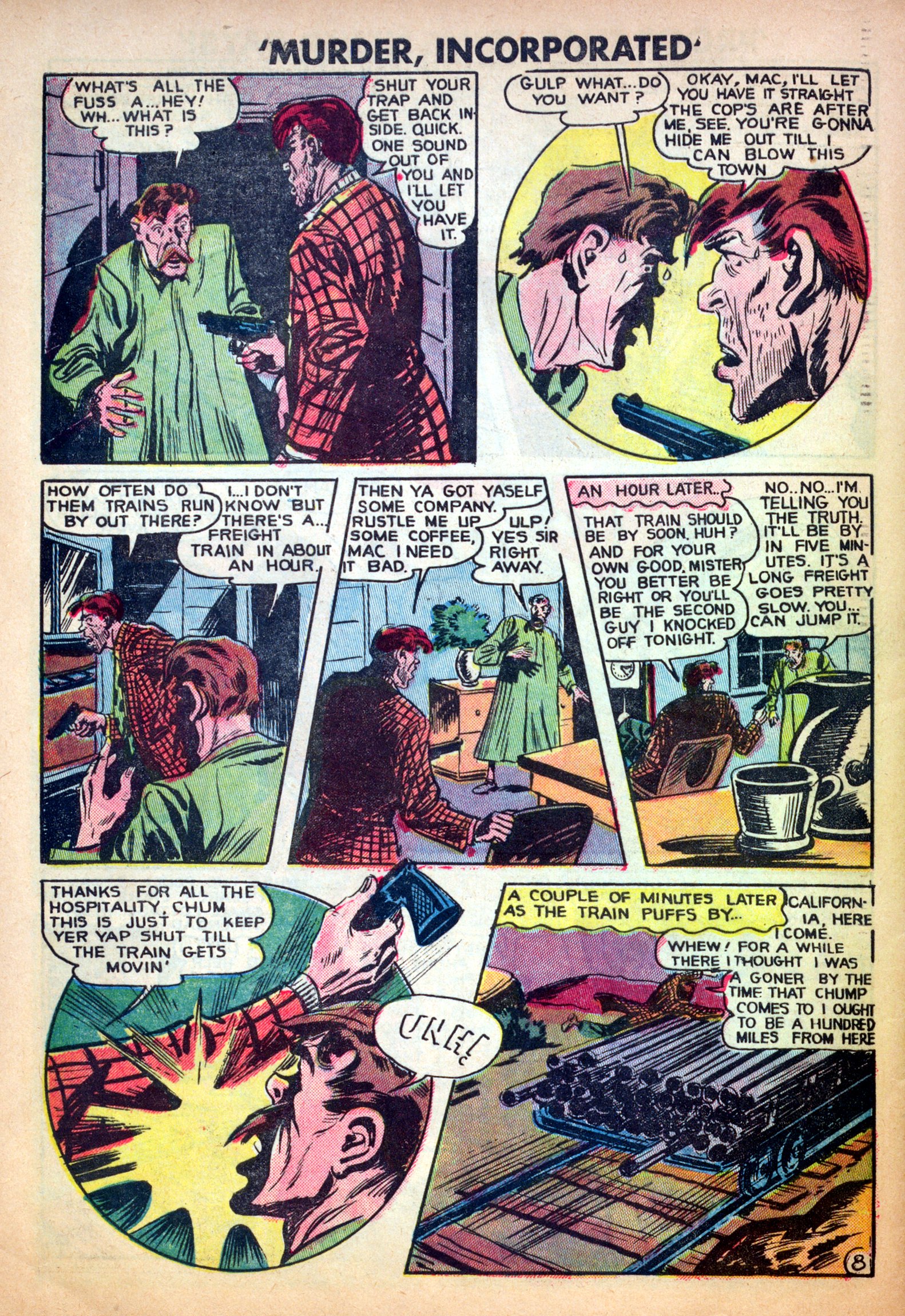 Read online Murder Incorporated (1948) comic -  Issue #7 - 32