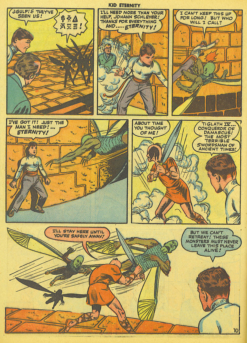 Read online Kid Eternity (1946) comic -  Issue #1 - 12