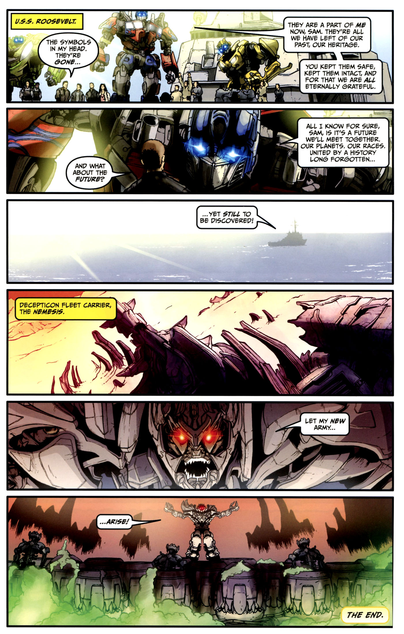 Read online Transformers: Revenge of the Fallen — Official Movie Adaptation comic -  Issue #4 - 25