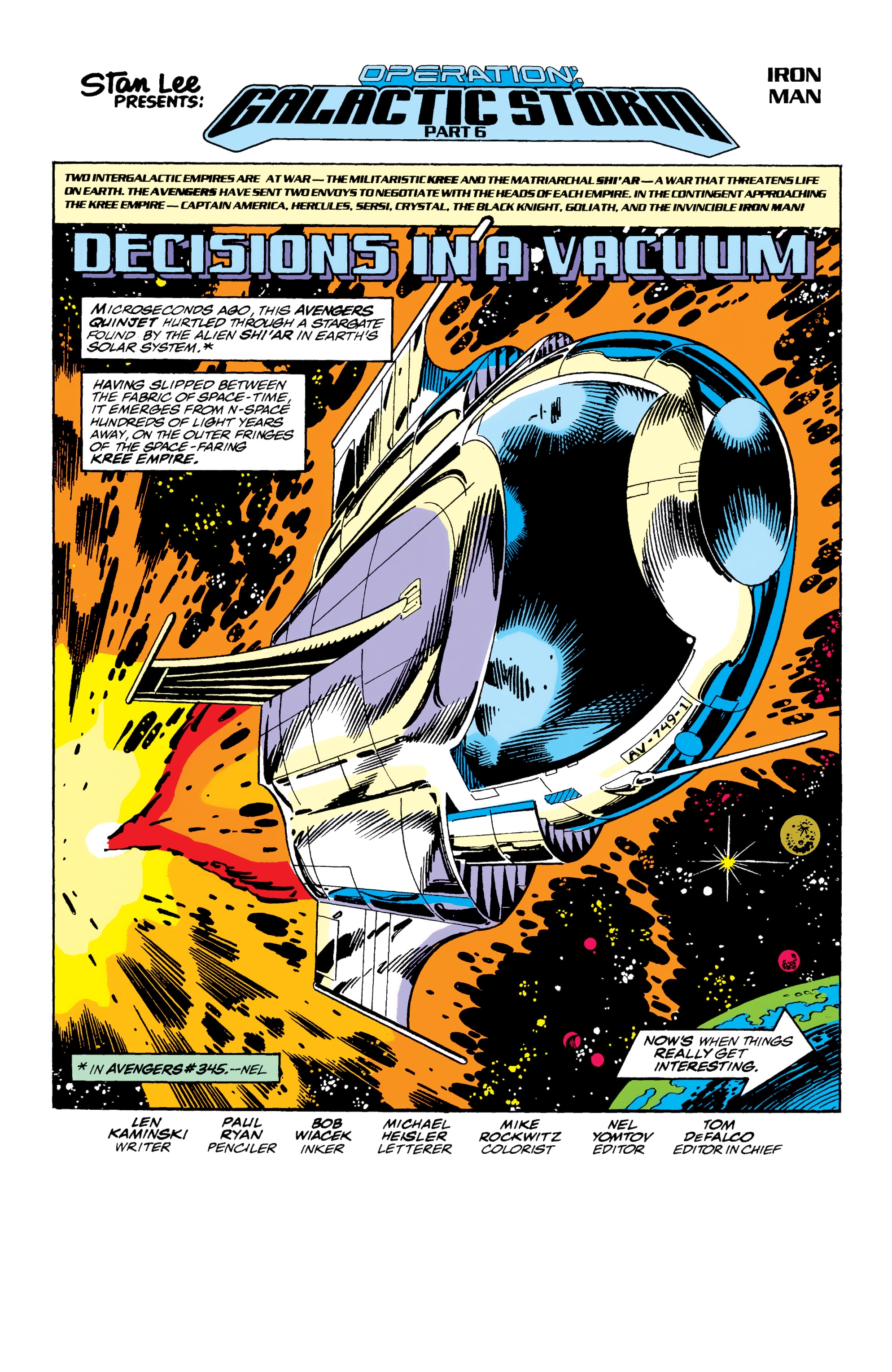 Read online Avengers Epic Collection: Operation Galactic Storm comic -  Issue # TPB (Part 2) - 16
