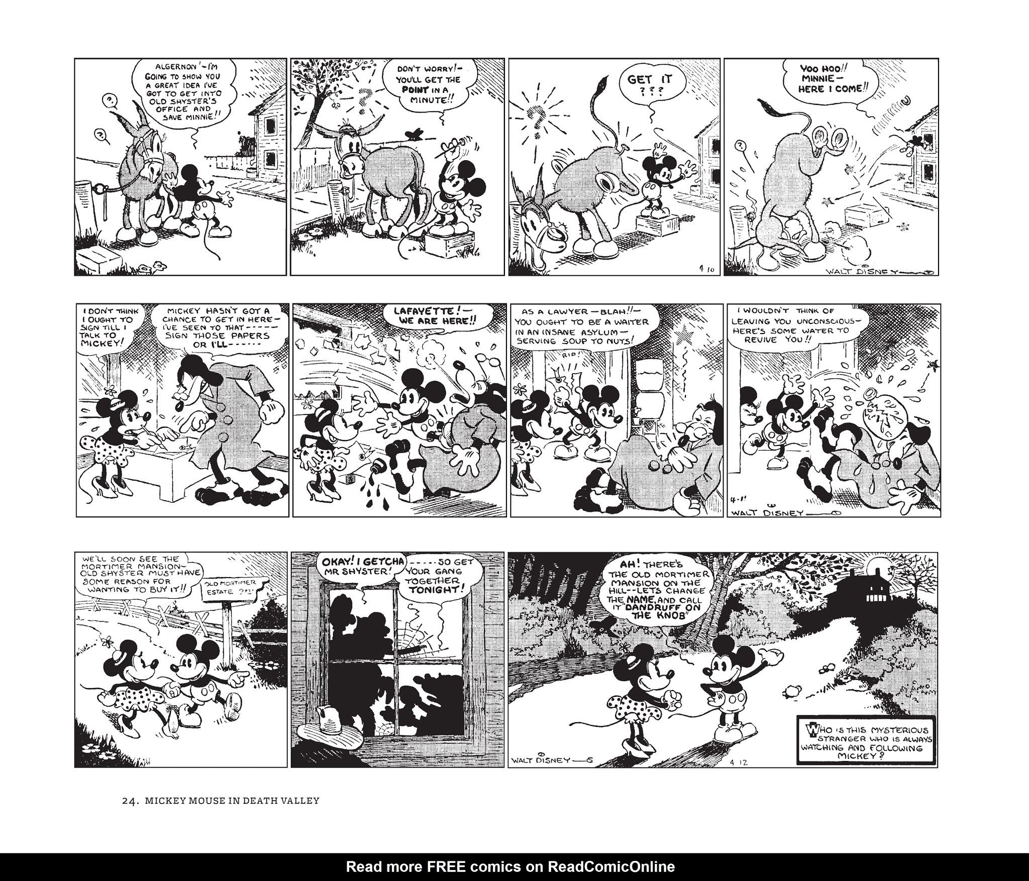 Read online Walt Disney's Mickey Mouse by Floyd Gottfredson comic -  Issue # TPB 1 (Part 1) - 24