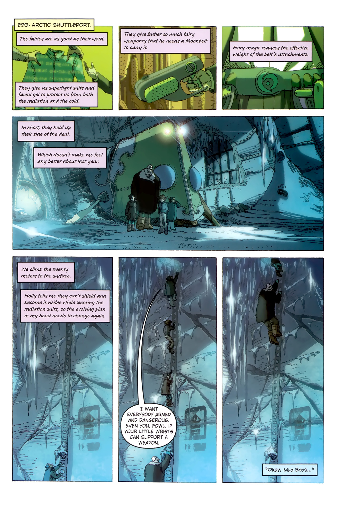 Read online Artemis Fowl: The Arctic Incident comic -  Issue # TPB - 58