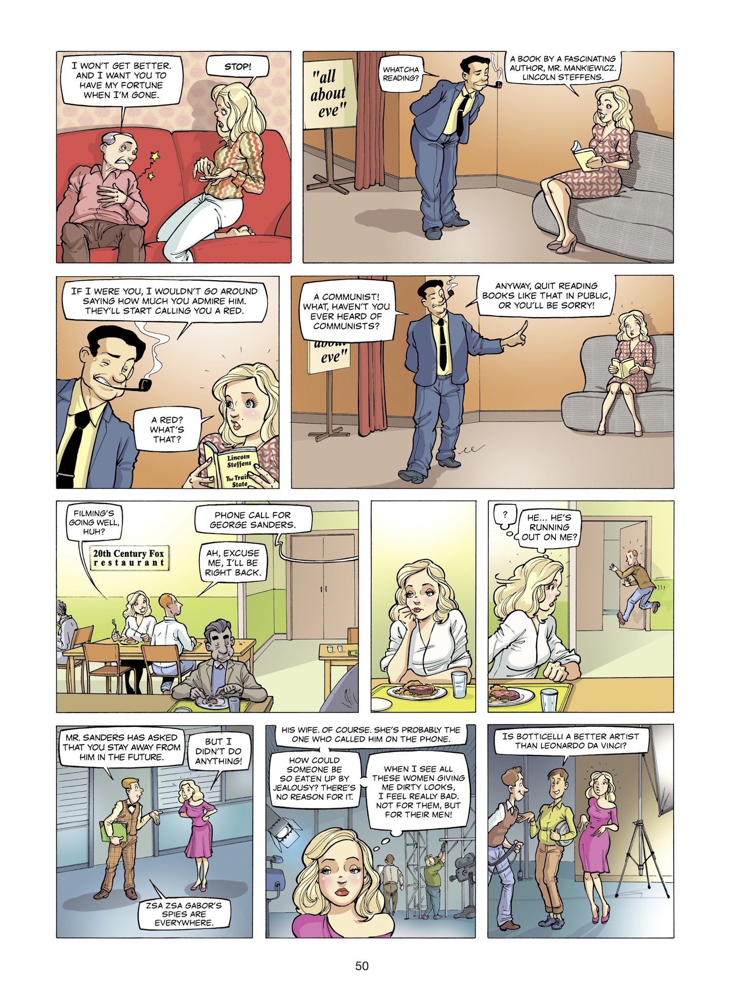 Read online The Stars of History: Marilyn Monroe comic -  Issue # TPB - 50