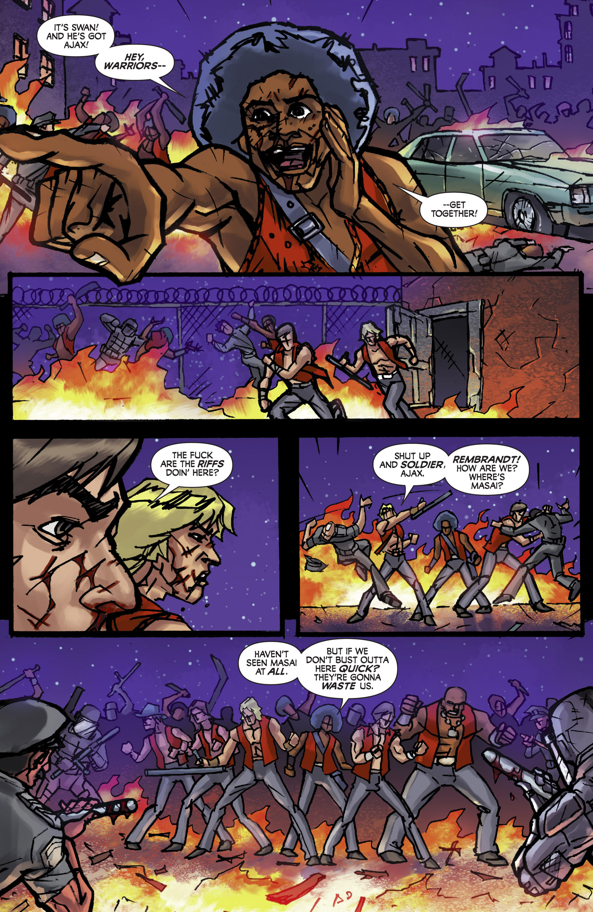 Read online The Warriors: Jailbreak comic -  Issue #4 - 13