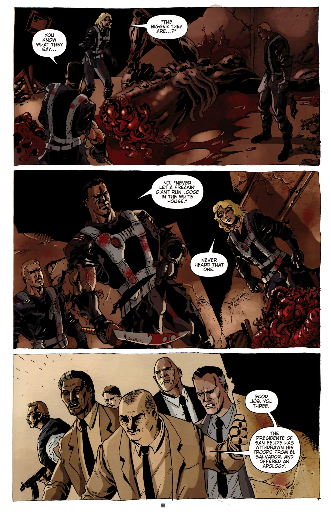 Read online CVO : Covert Vampiric Operations -- 100-Page Spectacular comic -  Issue # TPB - 100