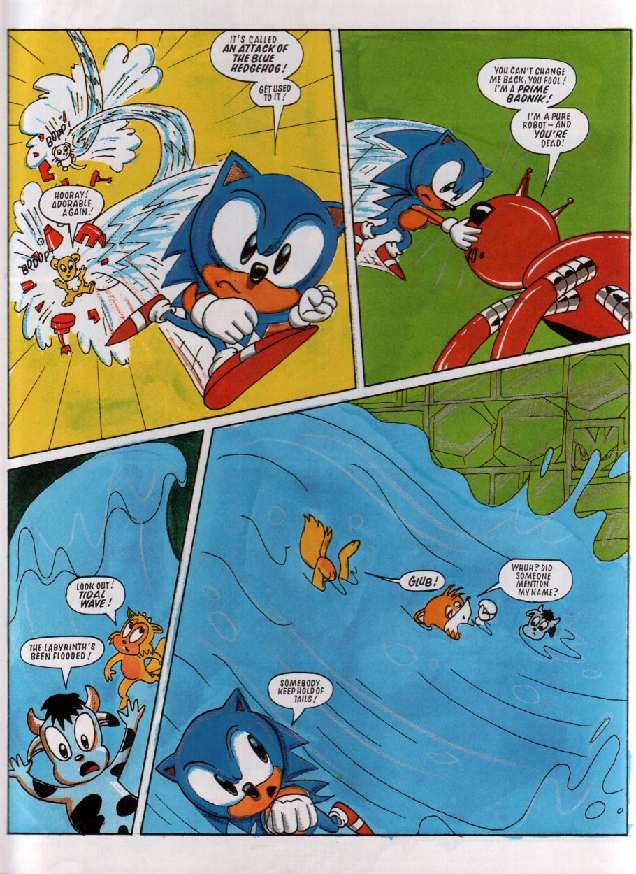  Sonic the Comic #54 FN ; Fleetway Quality comic book