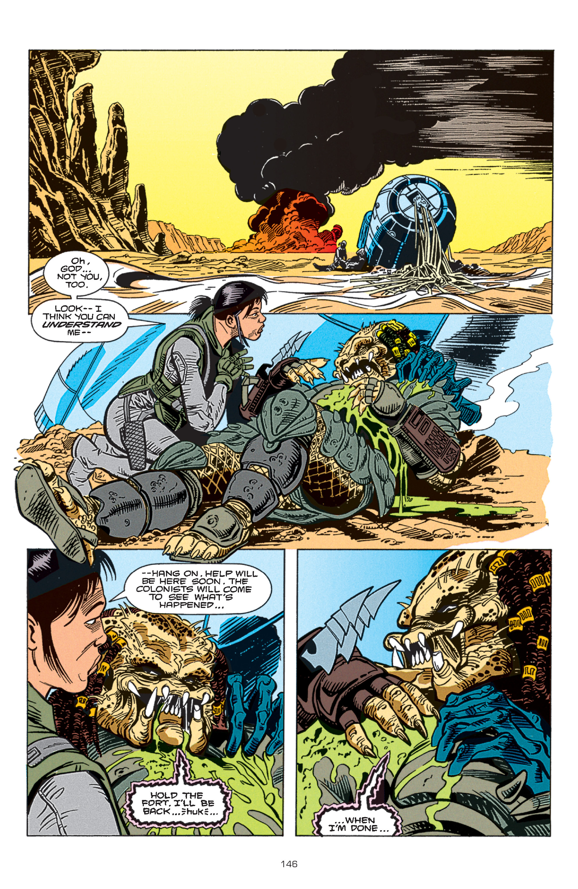 Read online Aliens vs. Predator: The Essential Comics comic -  Issue # TPB 1 (Part 2) - 48