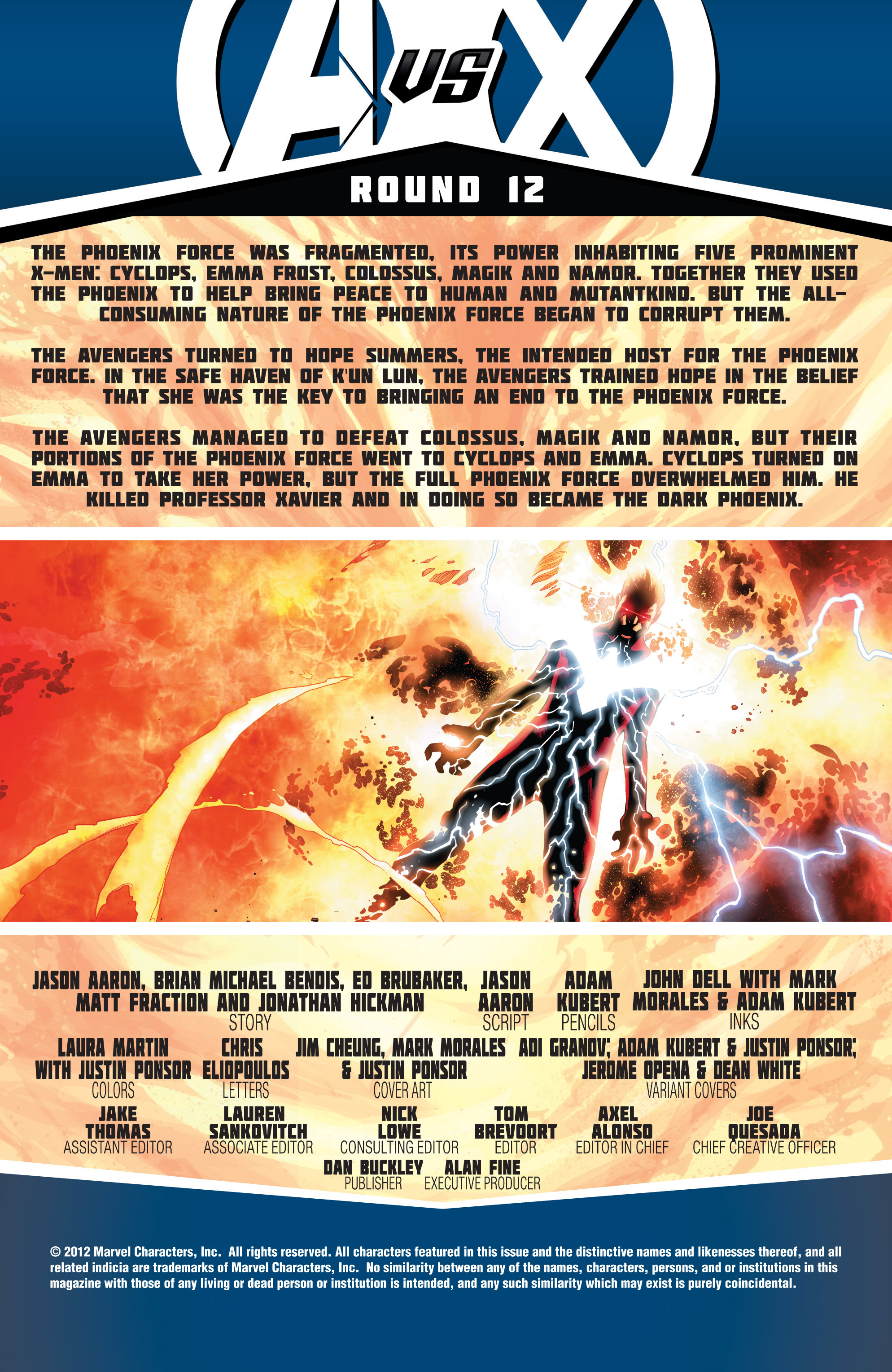 Read online Avengers Vs. X-Men comic -  Issue #12 - 2